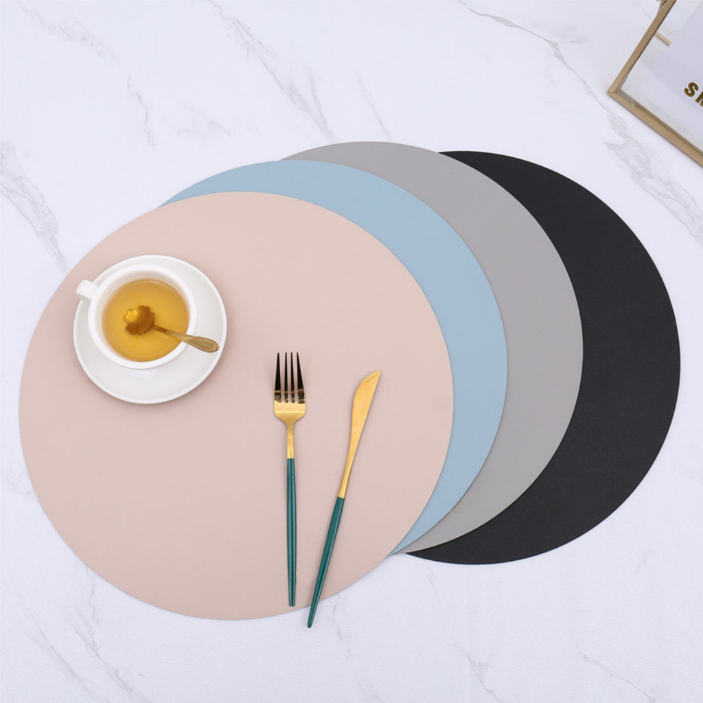 Round Minimalist Heat Insulated Placemat