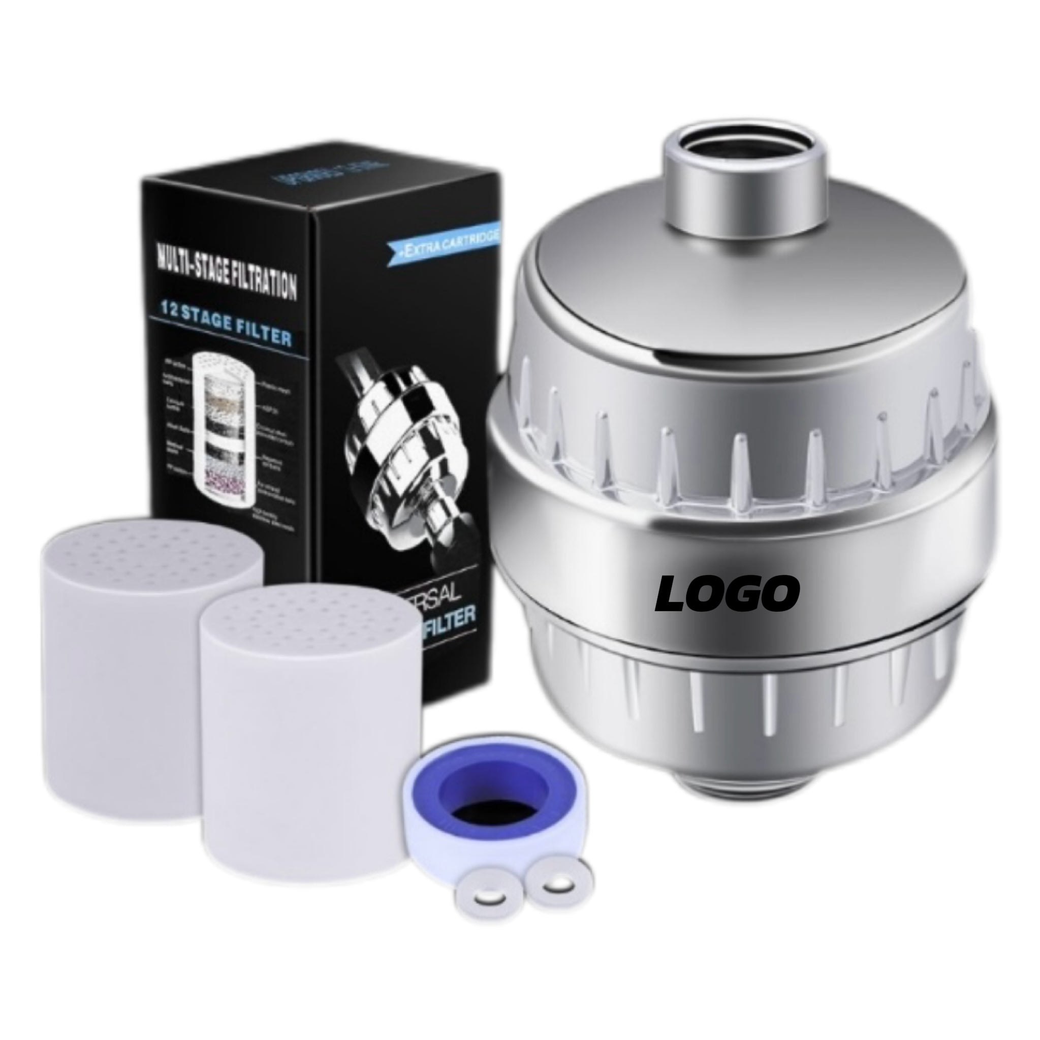 12-Stage Shower Filter