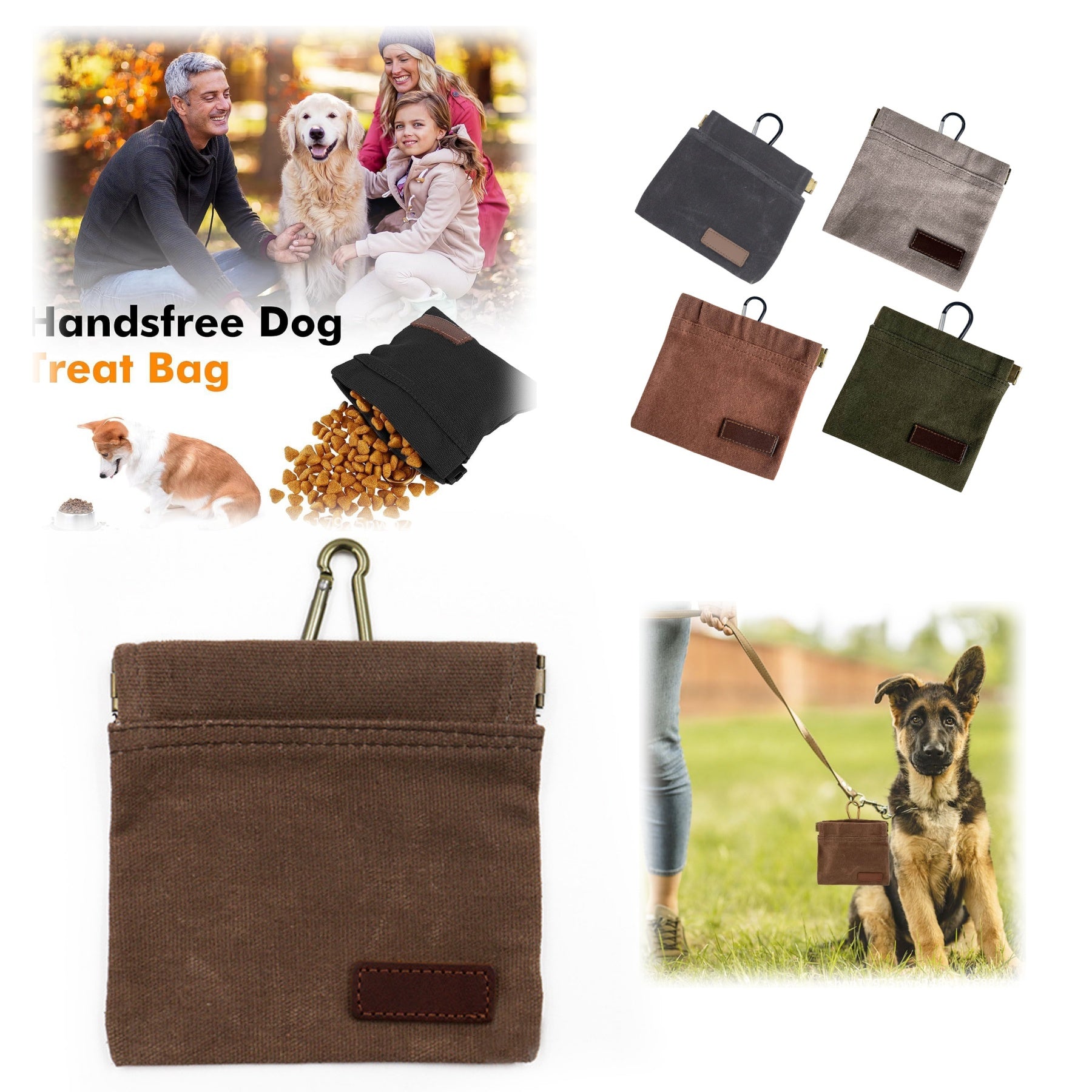 Portable Pet Snack Bag For Walks