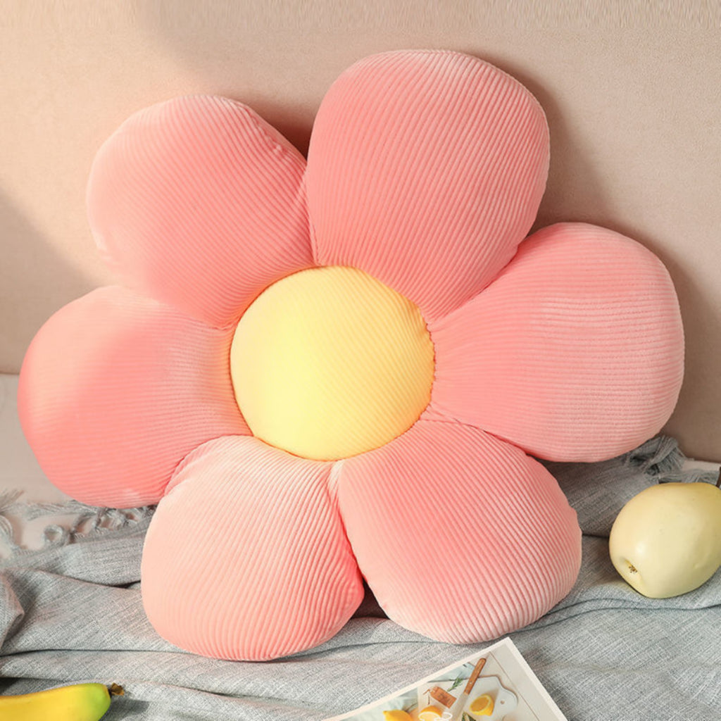 Sunflower Floor Cushion Memory Foam Washable Seat Pad
