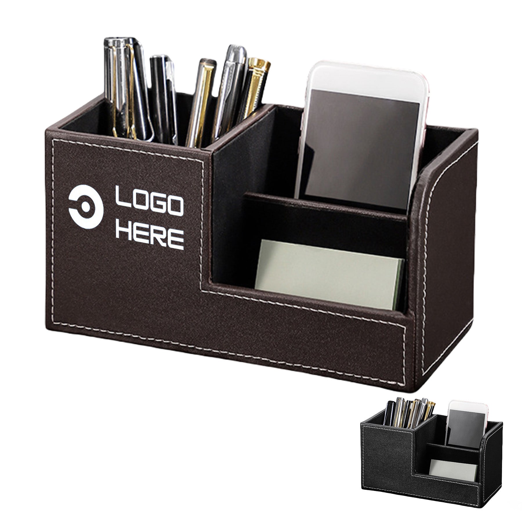 Leather Pen Holder Organizer