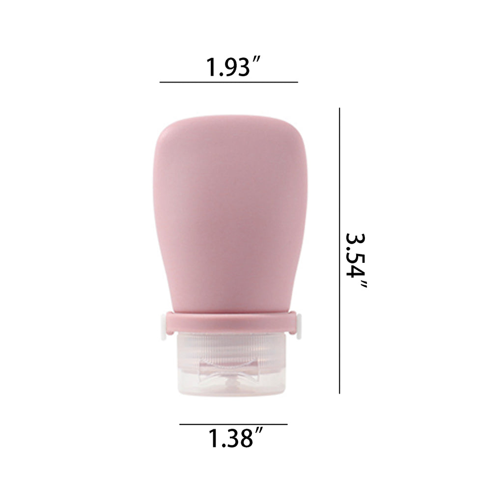 2 Oz. Cosmetic Lotion Silicone Storage Bottle
