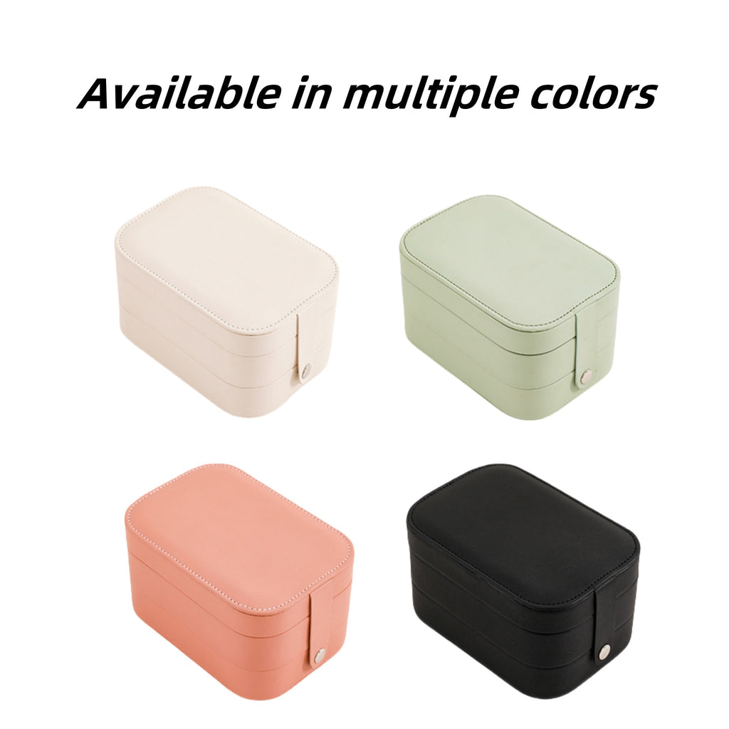 Three - Layer Portable Jewelry Box