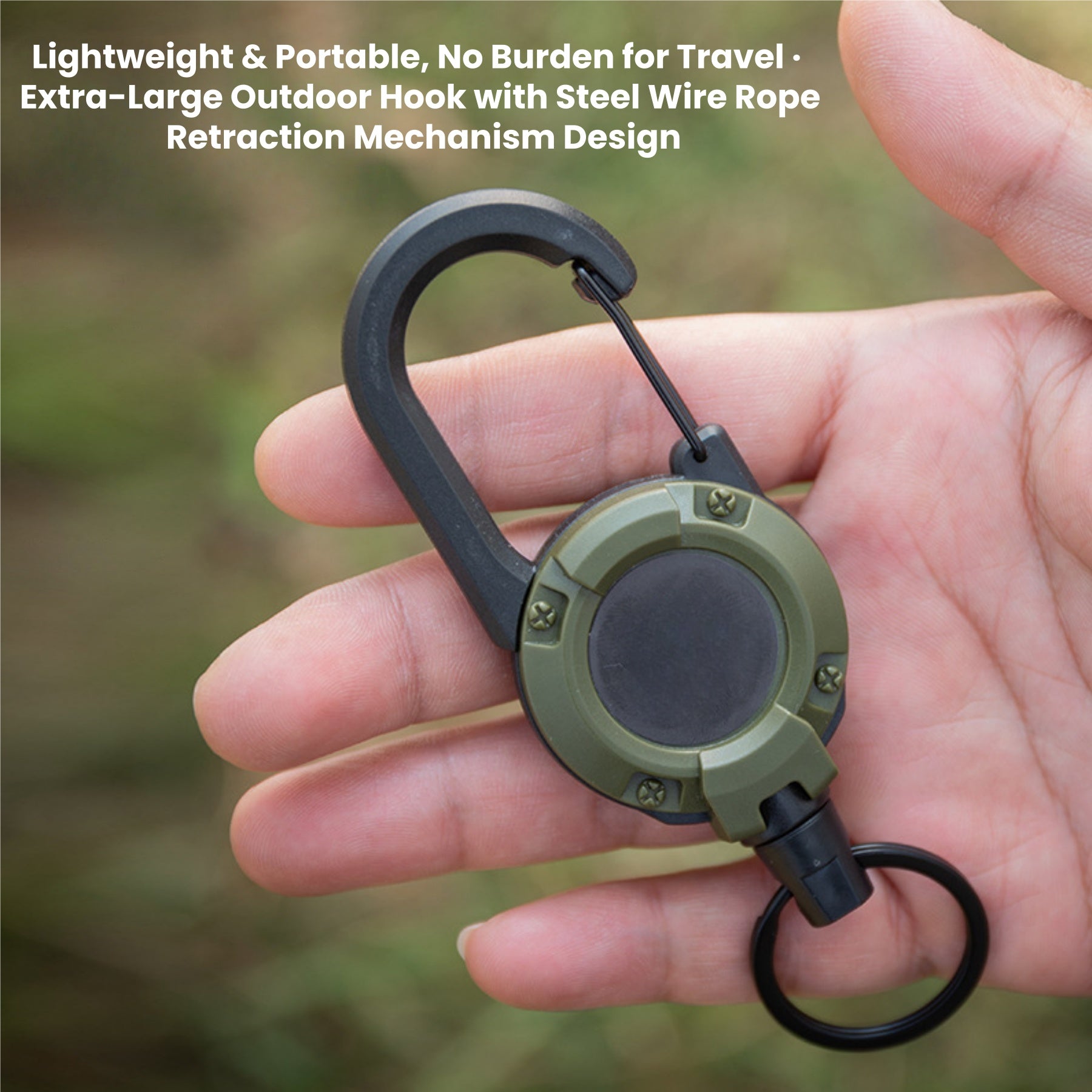 Outdoor Tactical Quick-Release Retractable Buckle