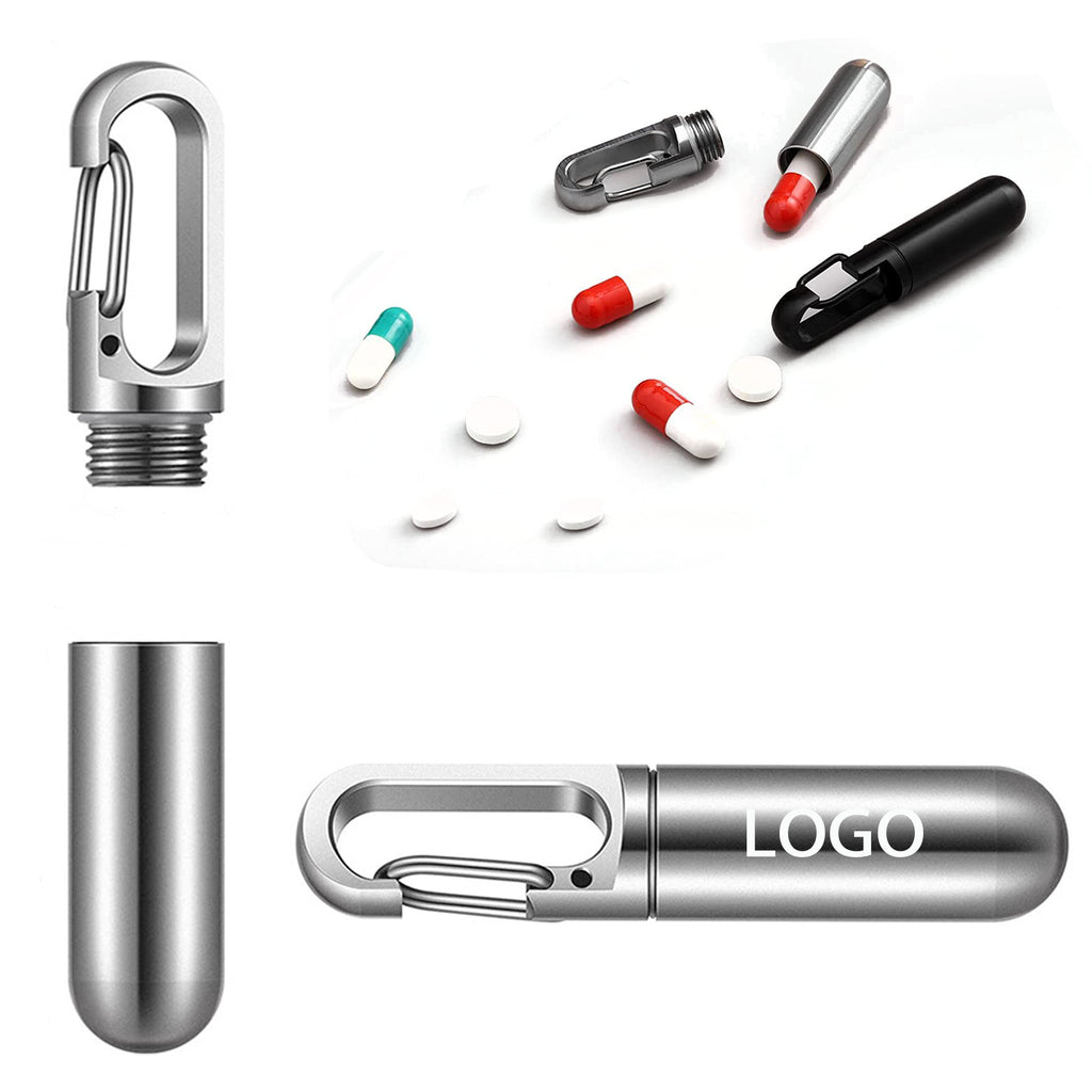 Stainless Steel Pill Bottle