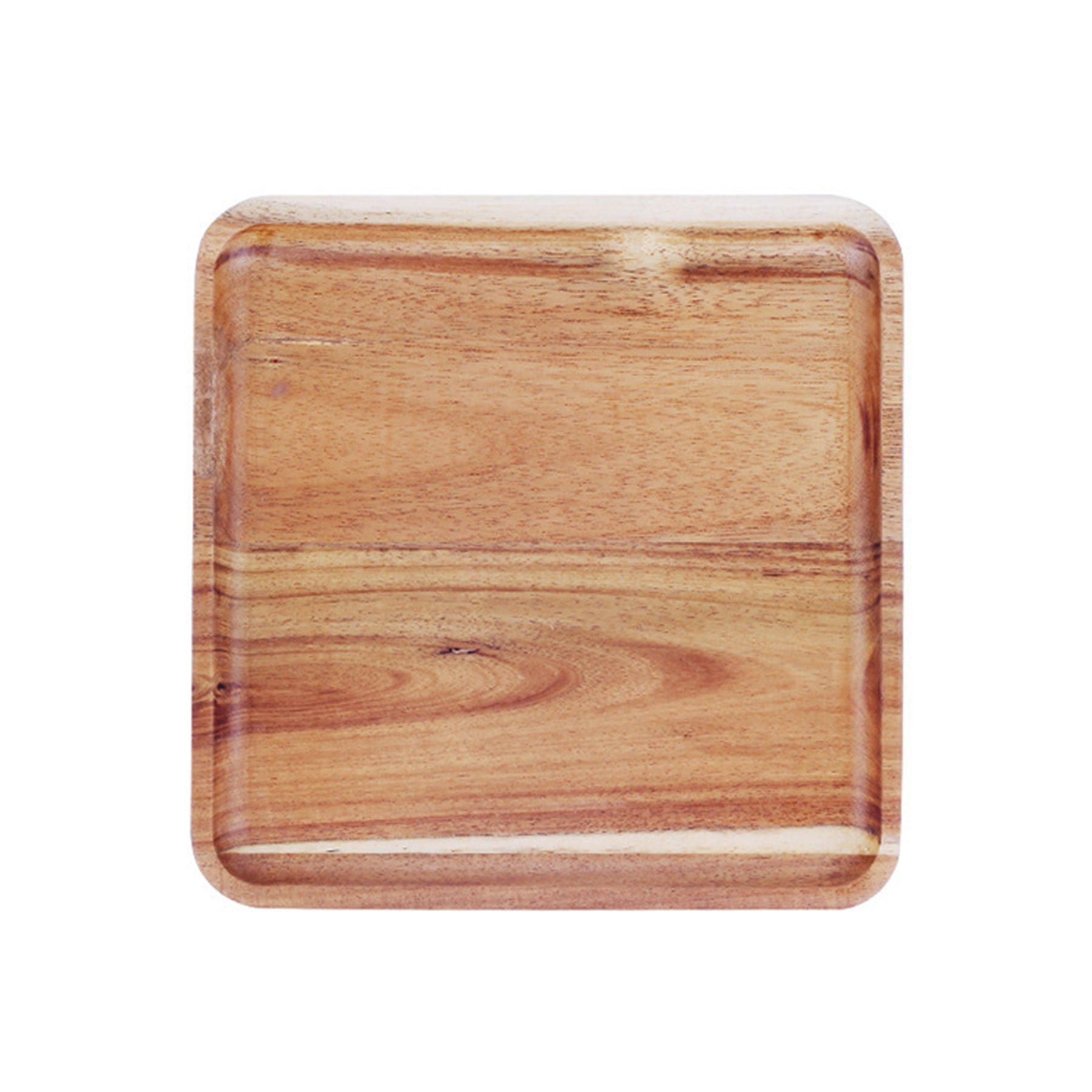 Square Wooden Fruit Tray