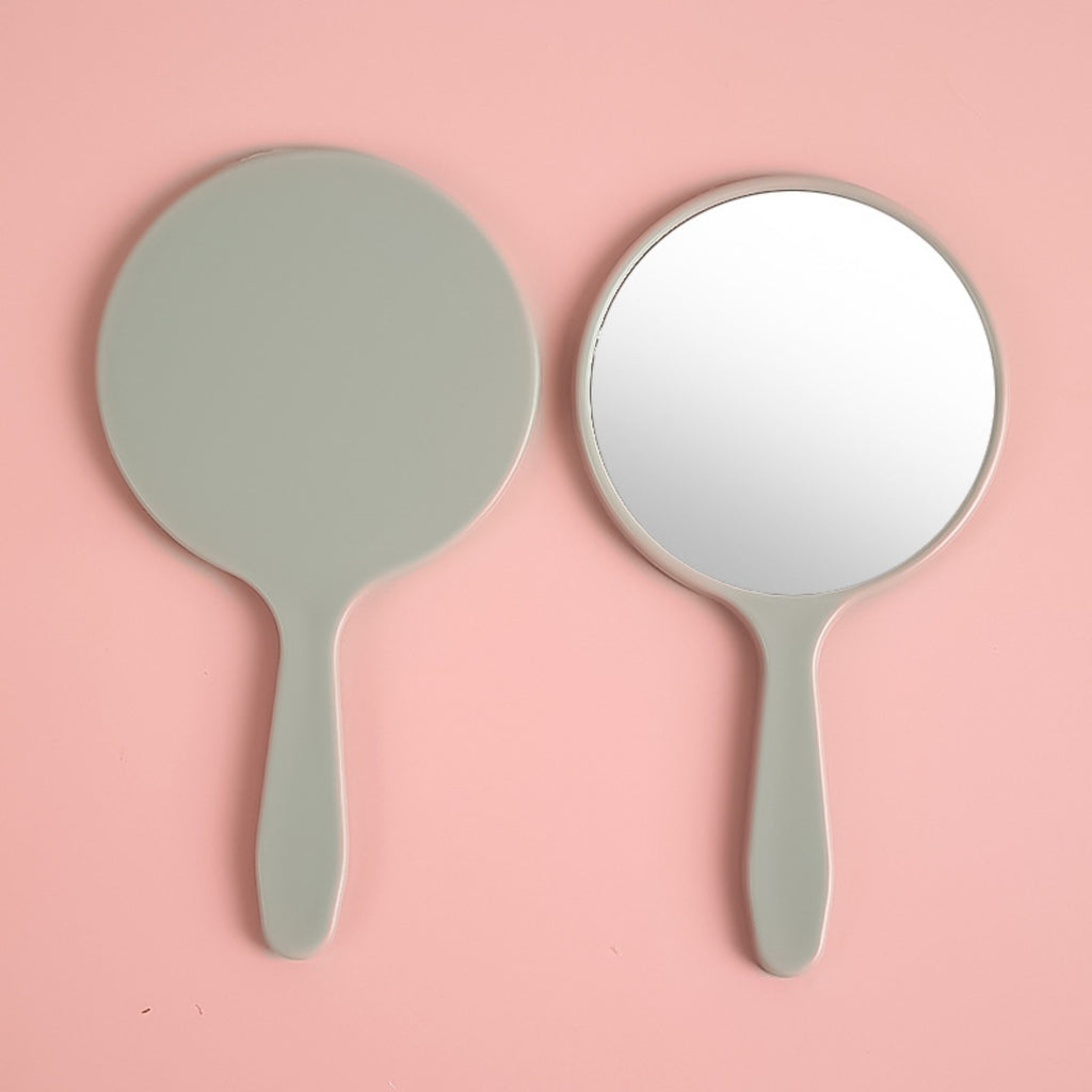 Round Handheld Makeup Mirror