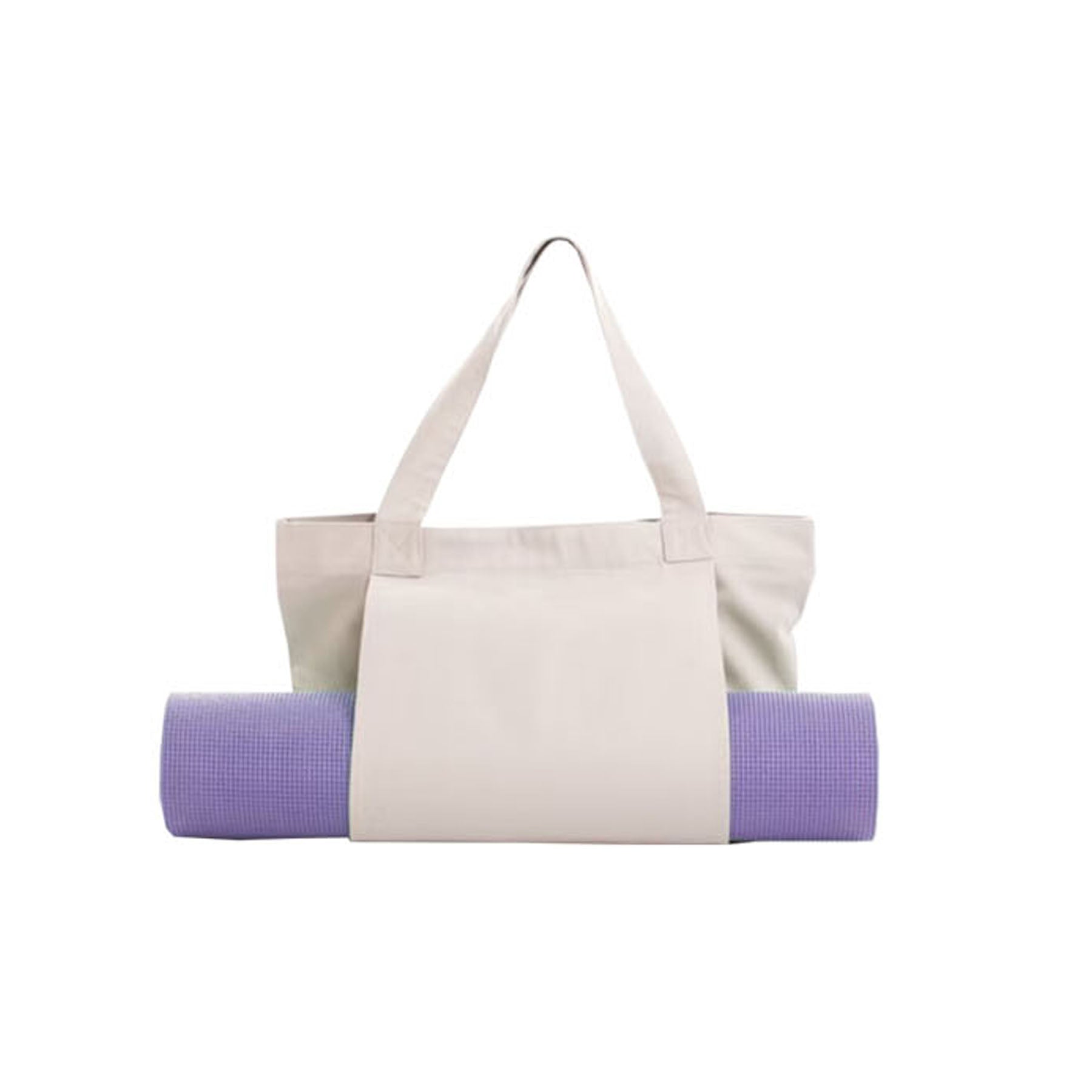 Yoga Mat Canvas Tote Bag