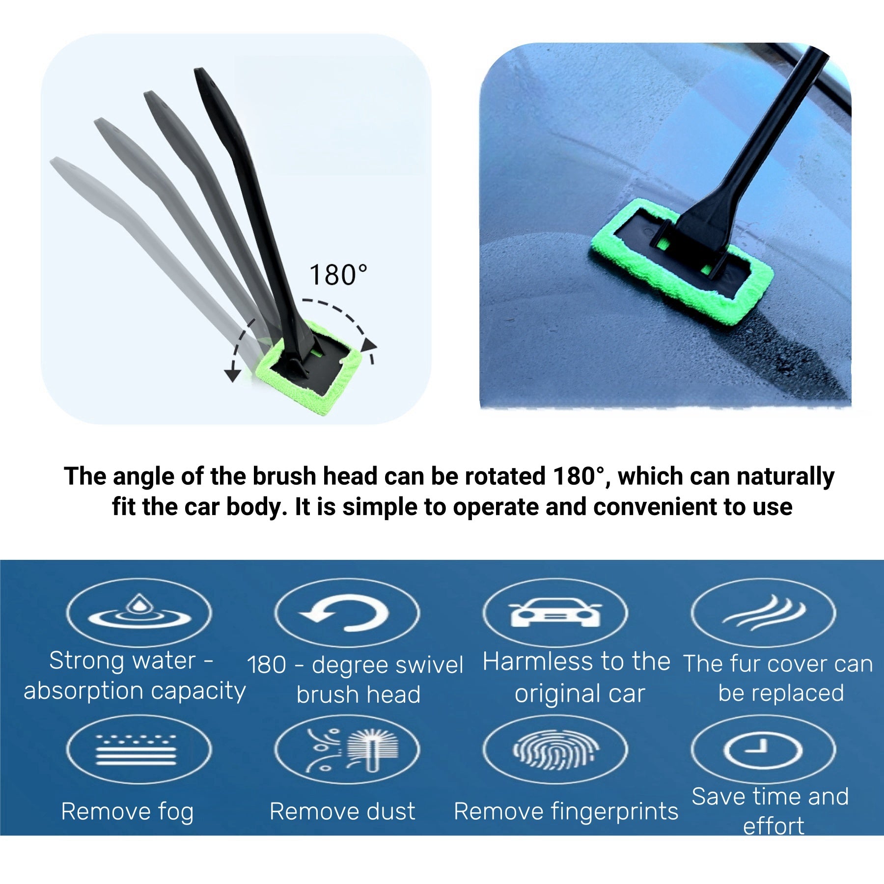 Car Glass Cleaning Brushes