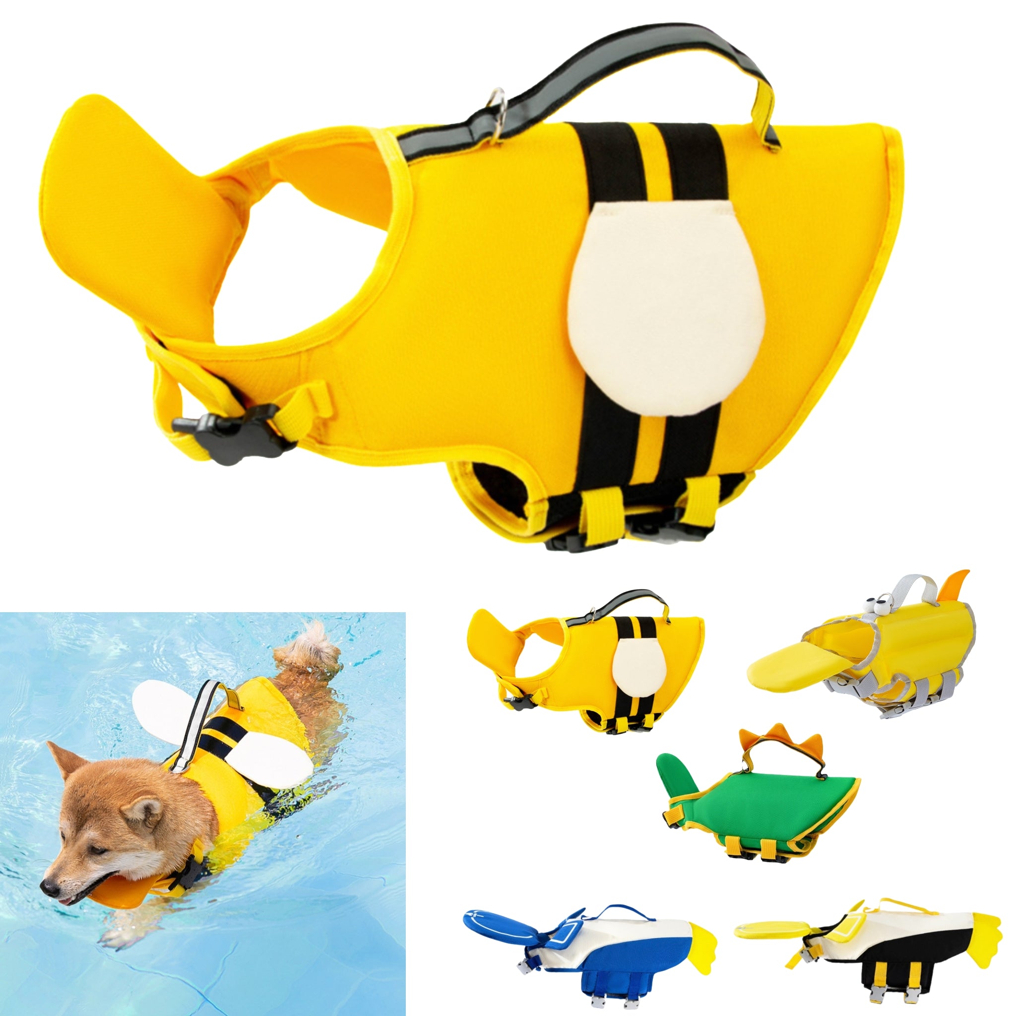 Small Breed Dog Life Jacket For Summer Pool Days