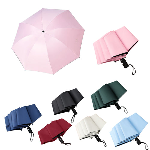 Auto-Open Foldable UV-Protective Umbrella (Rain & Sun Use)