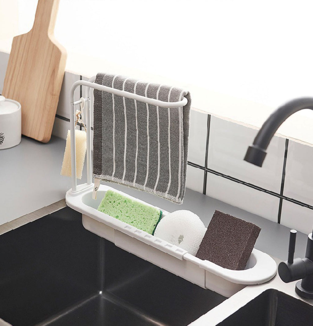 Retractable Storage Rack For Sink