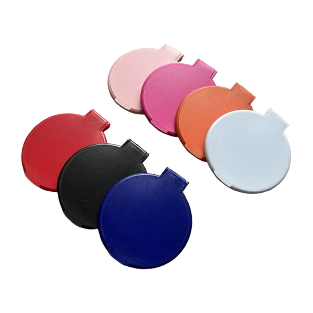 Round Solid Color Plastic Mirror