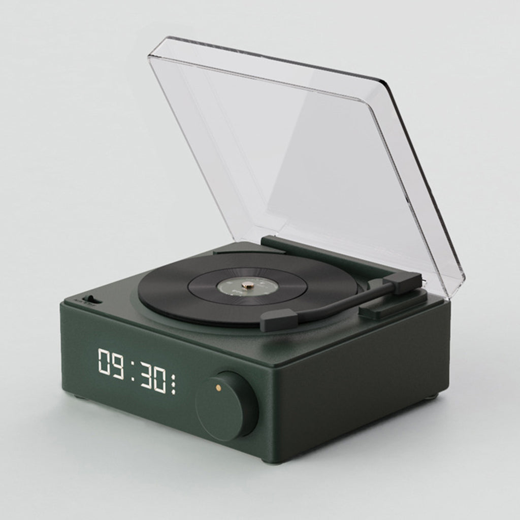 Vinyl Alarm Clock Intelligent Bluetooth Speaker