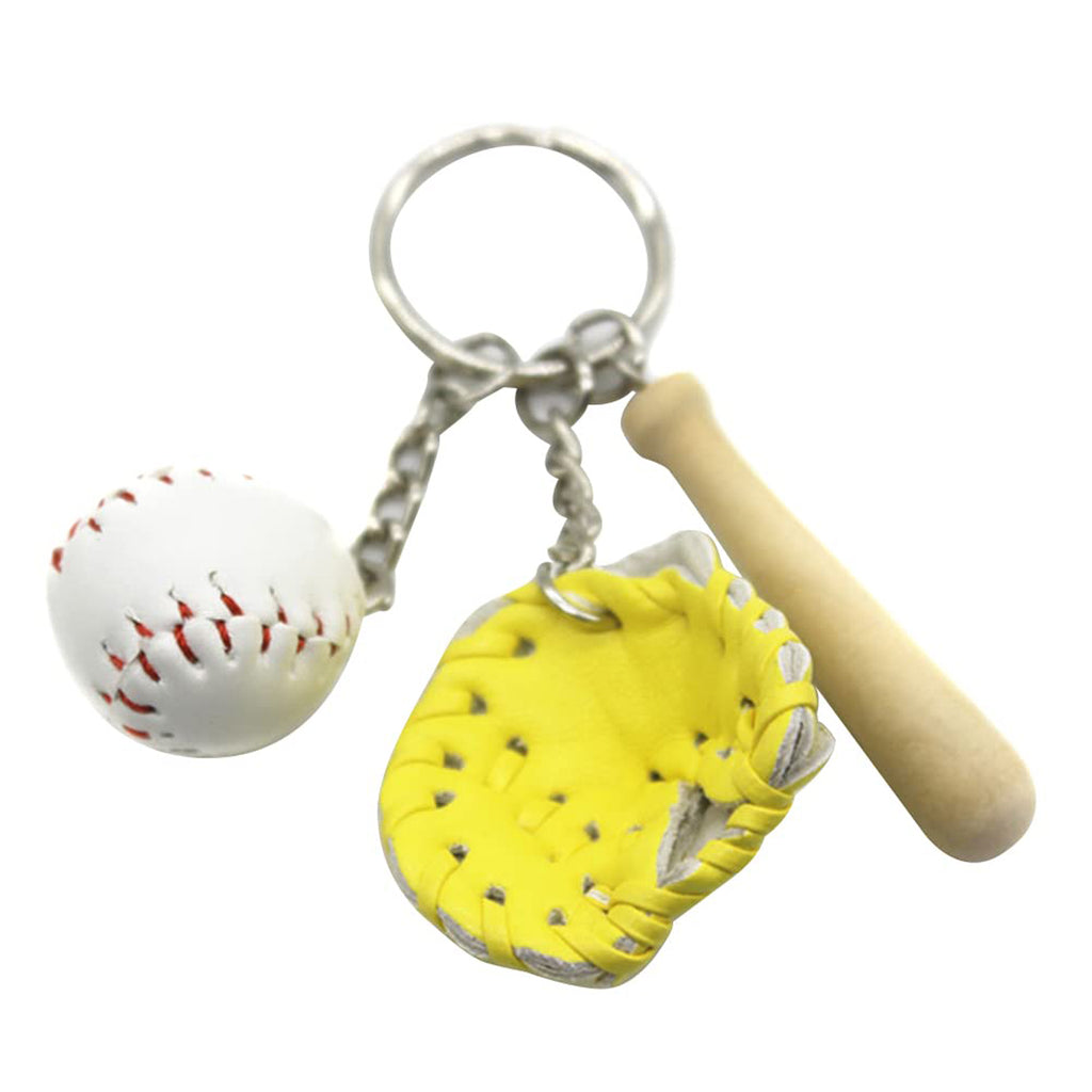 Baseball-Shaped Key Chain