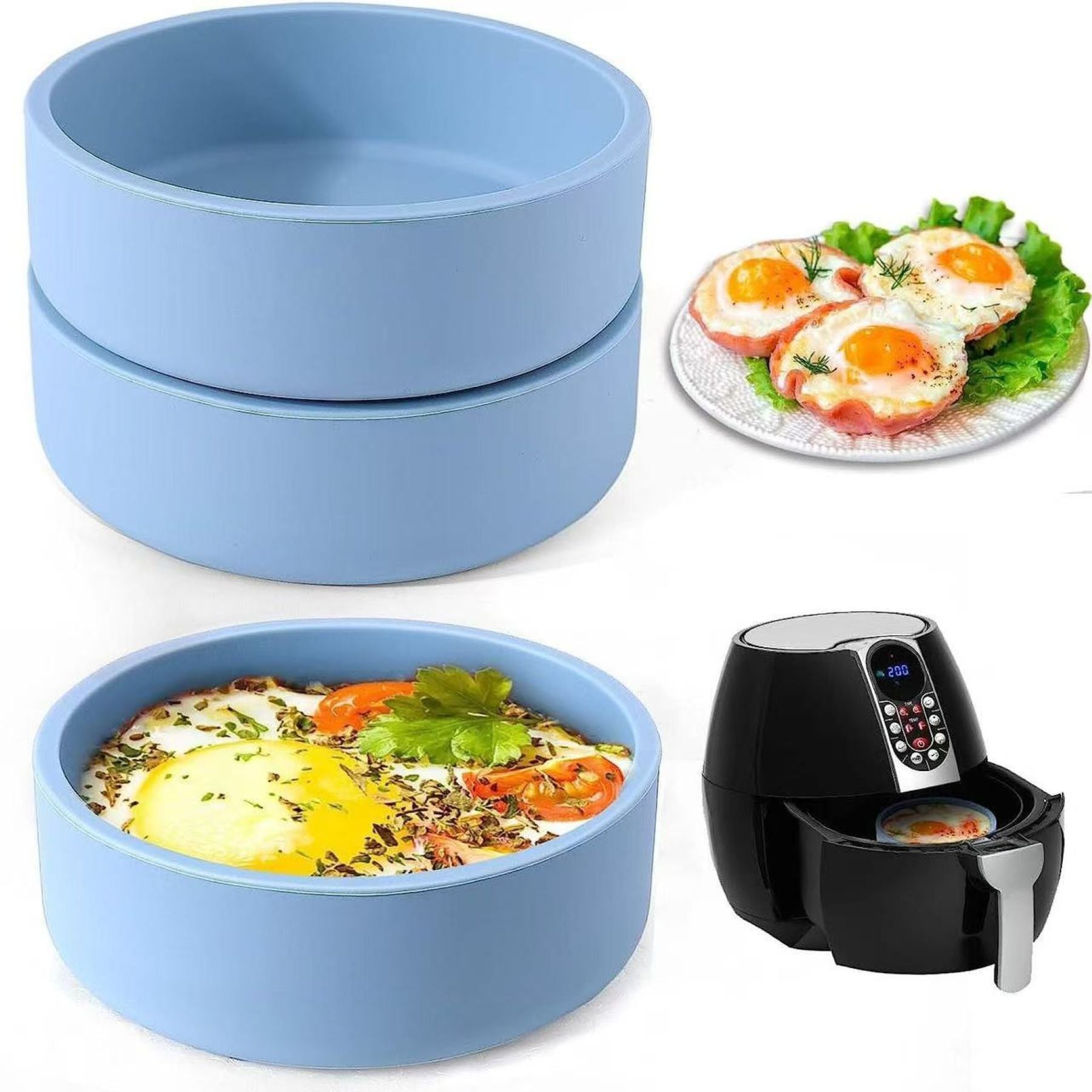 Silicone Egg Baking Bowl