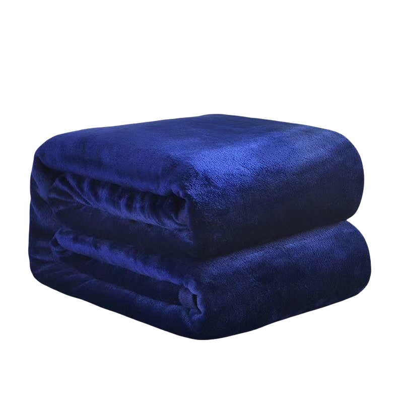 47" x 78" Super Soft Solid Flannel Blanket