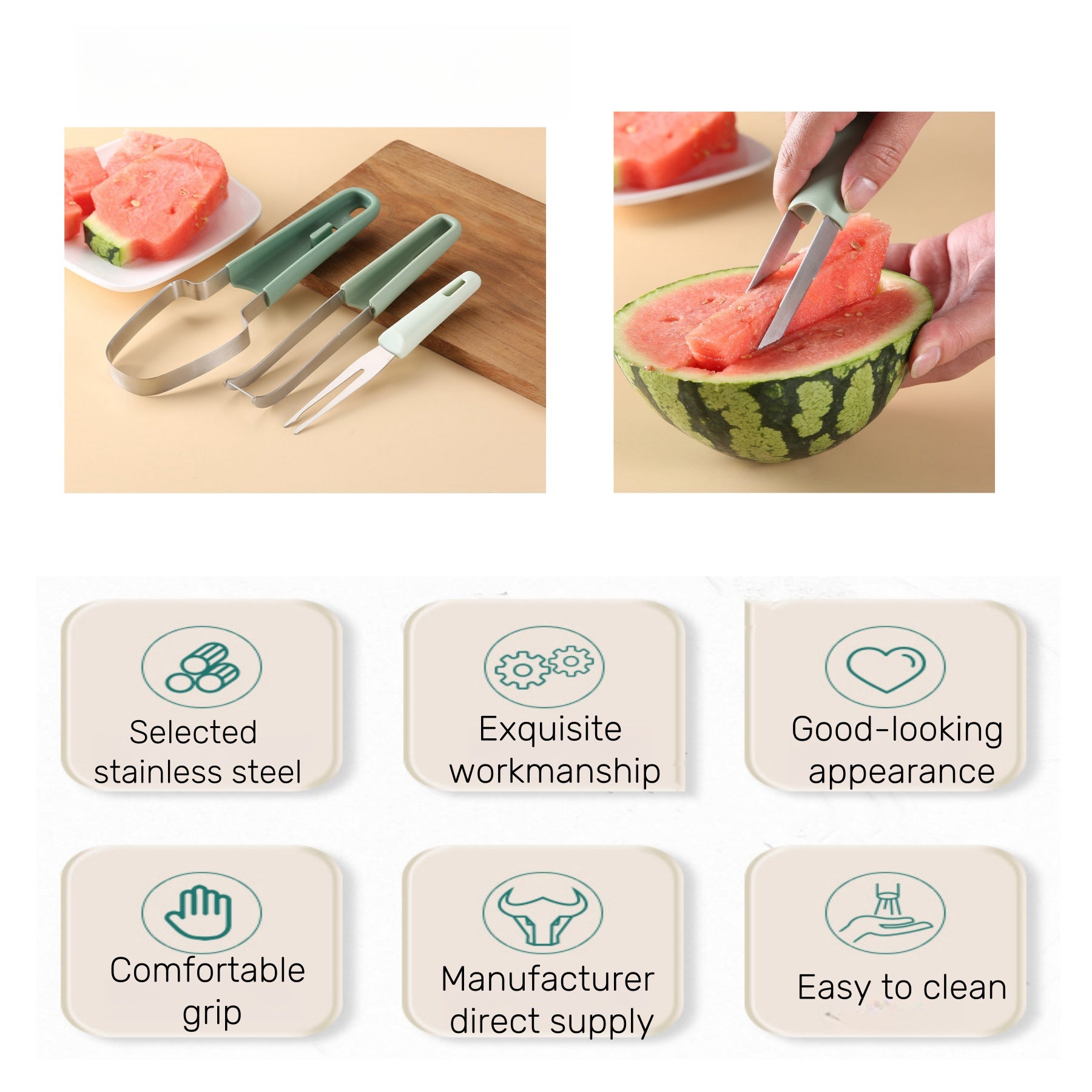 Stainless Steel Watermelon Slicer