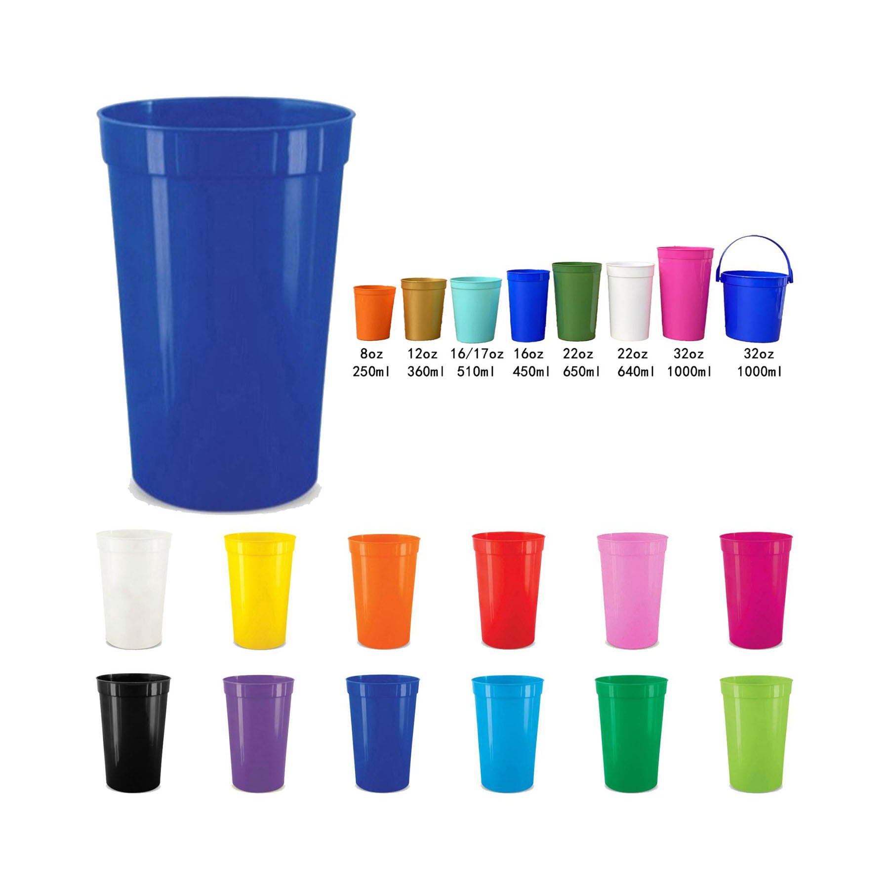 Sport-Tough 12oz Plastic Cup