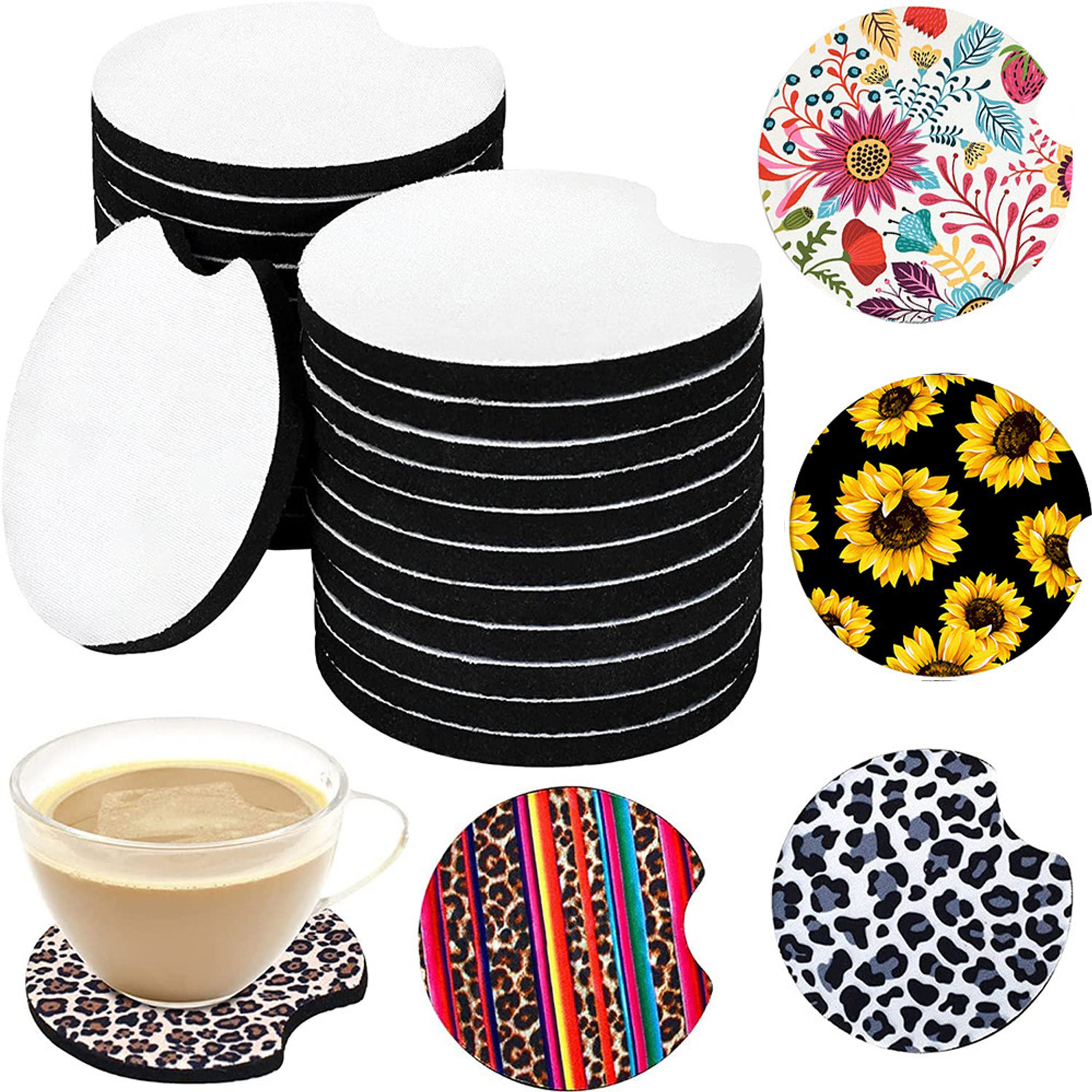 Silicone Coasters - Non-Slip Drink Coasters