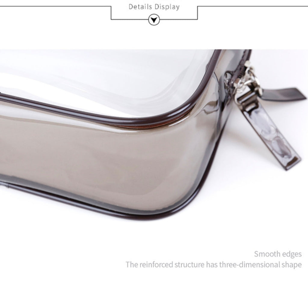 Waterproof PVC Makeup Bag - Stylish Cosmetic Organizer