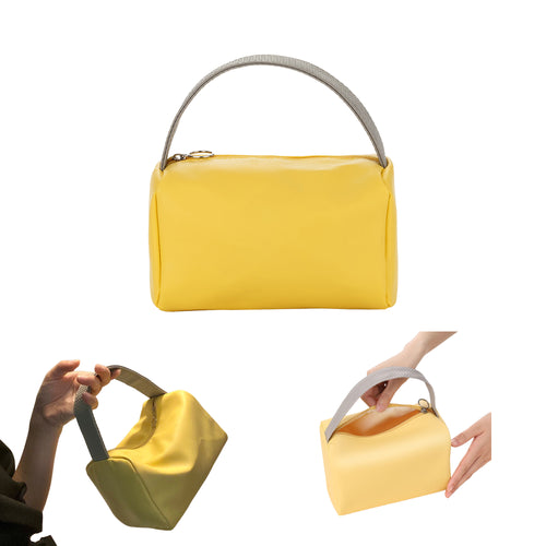 Candy-Colored PU Waterproof Travel Toiletry Bag