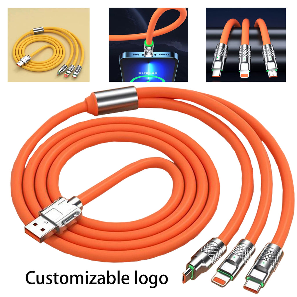 3-in-1 120W Super Fast Charging Data Cable