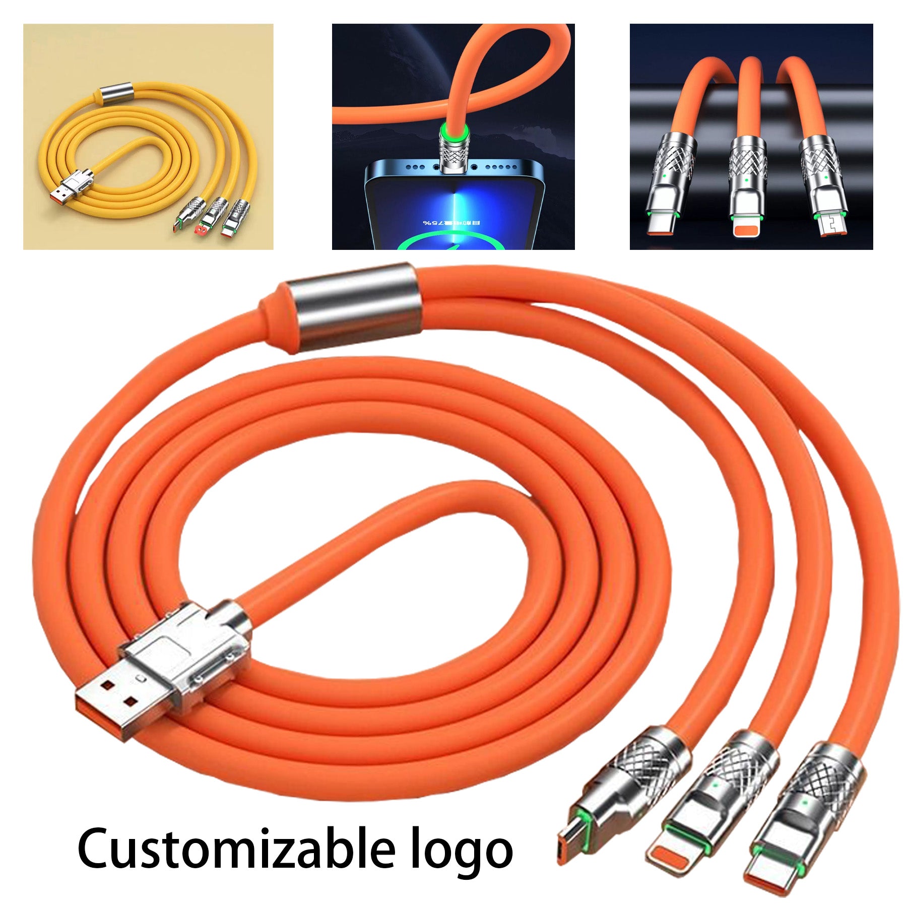 3-in-1 120W Super Fast Charging Data Cable