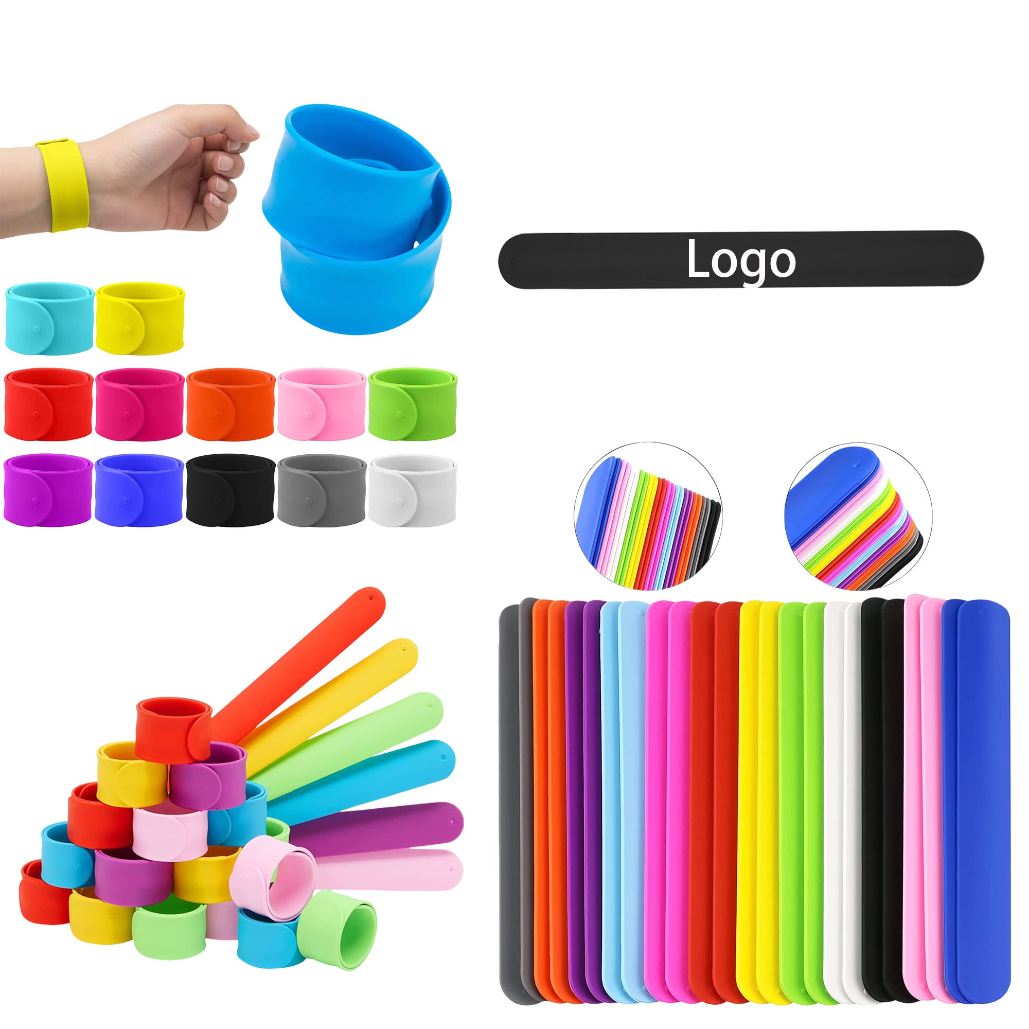 Promotional Silicone Snap Wristband