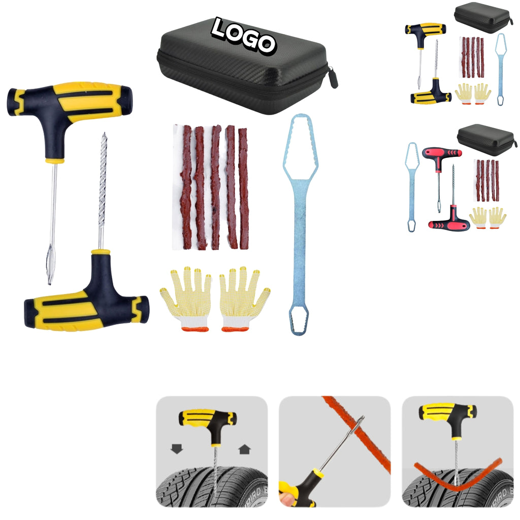 Tubeless Tire Repair Kit Reamer Strings Emergency Universal