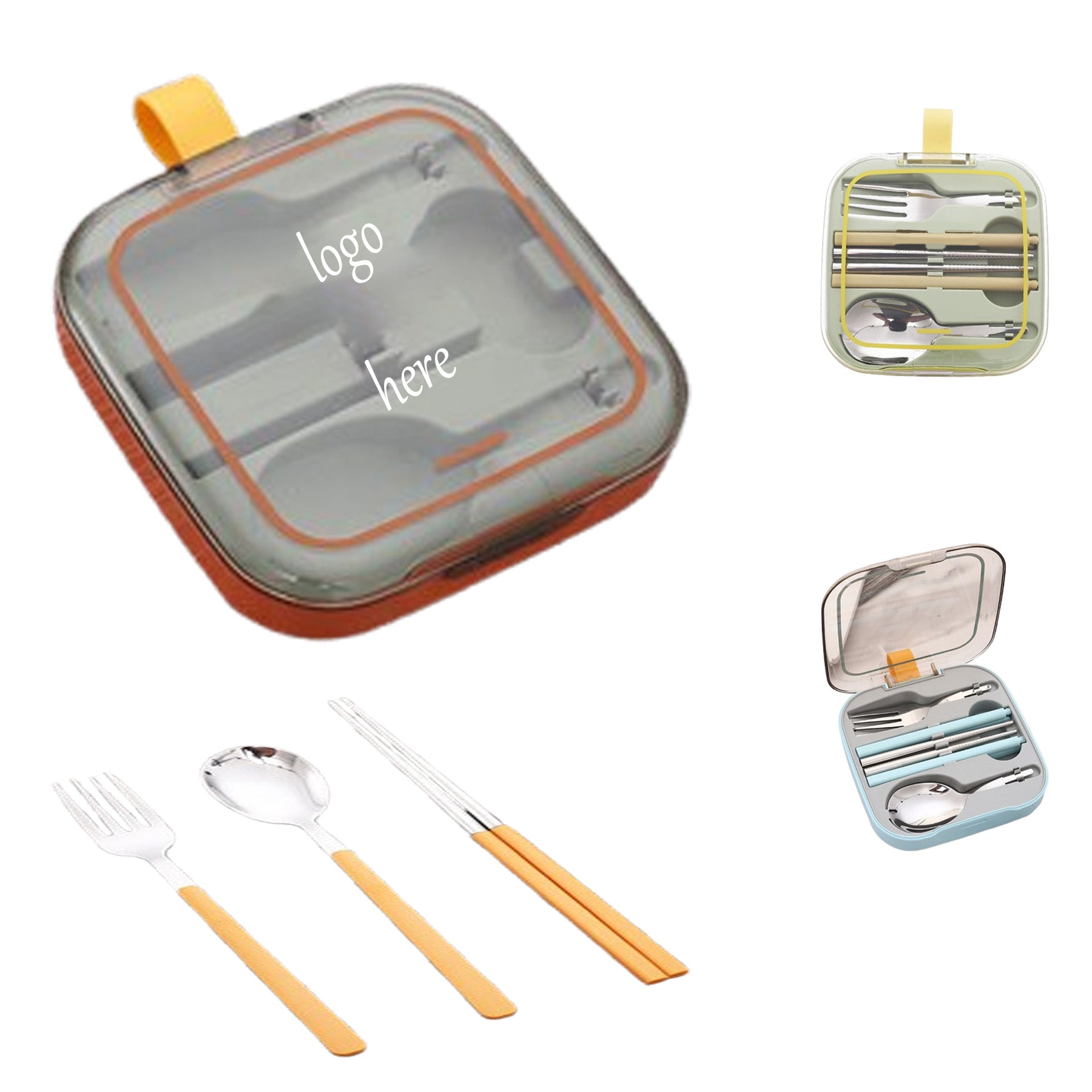 Square Flatware Set Storage Box