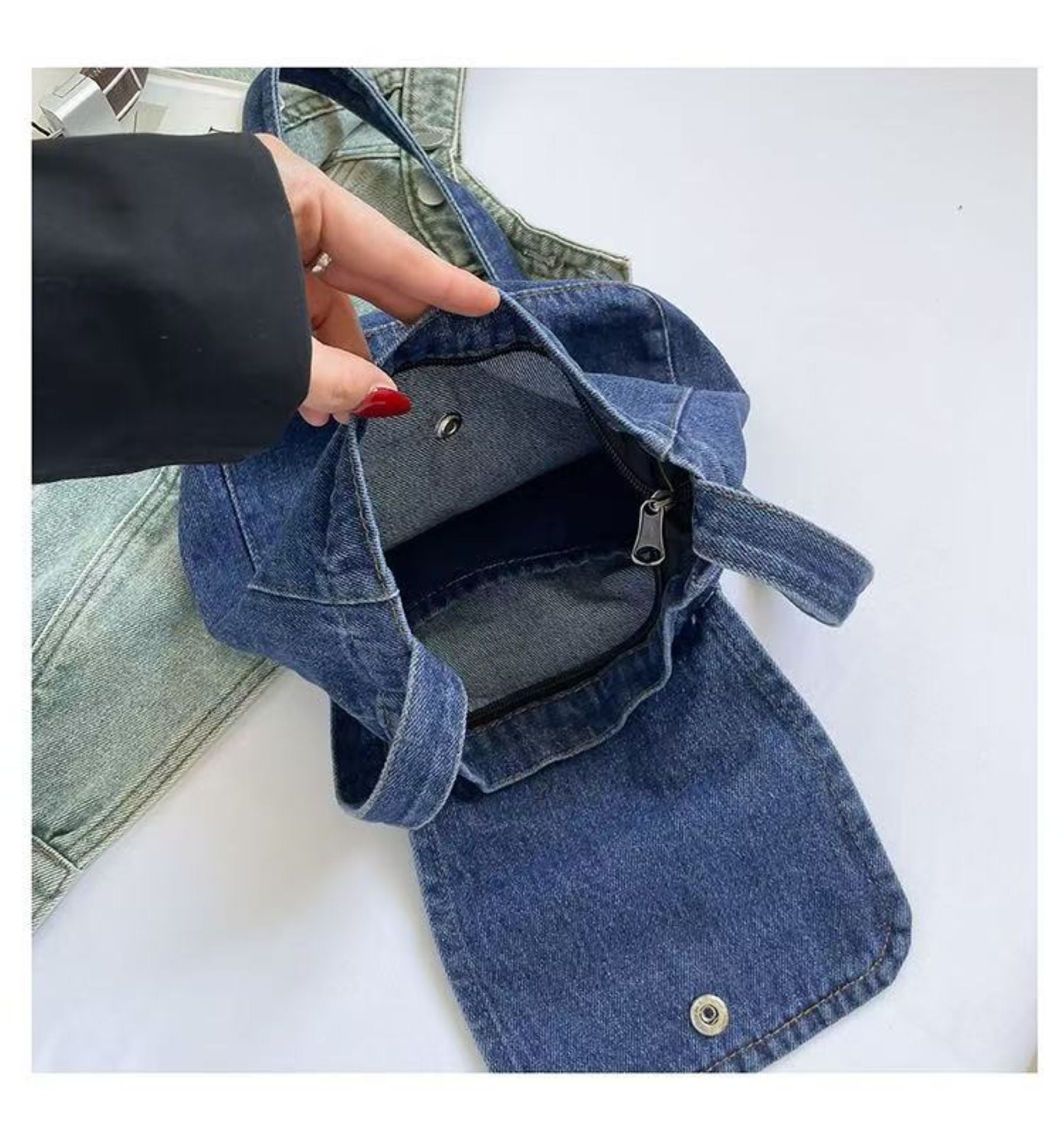 Jeans Fabric Commuting Bag