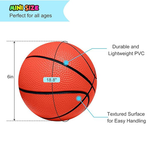 6-inch Mini PVC Inflatable Basketball