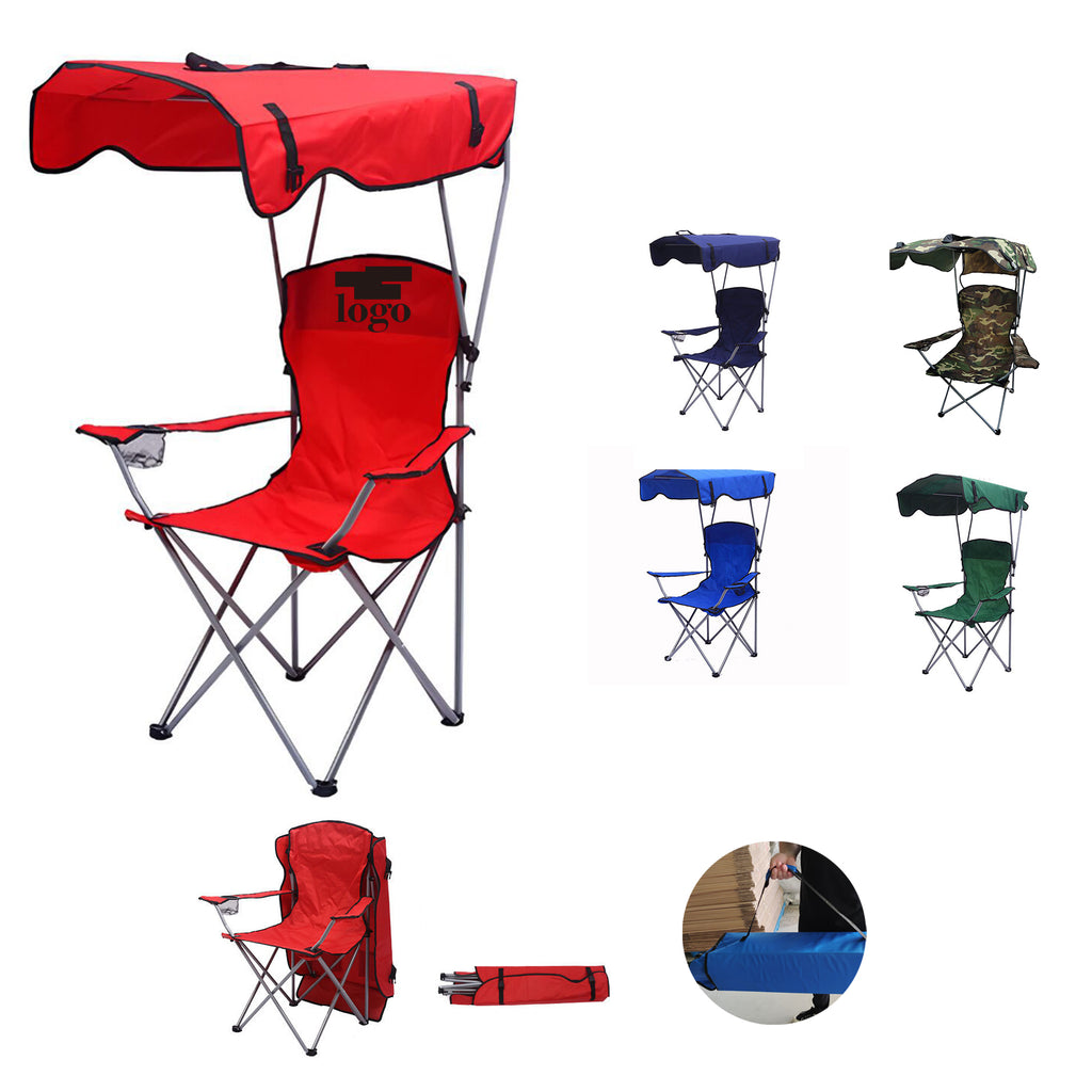 Outdoor Portable Beach Canopy Folding Chair