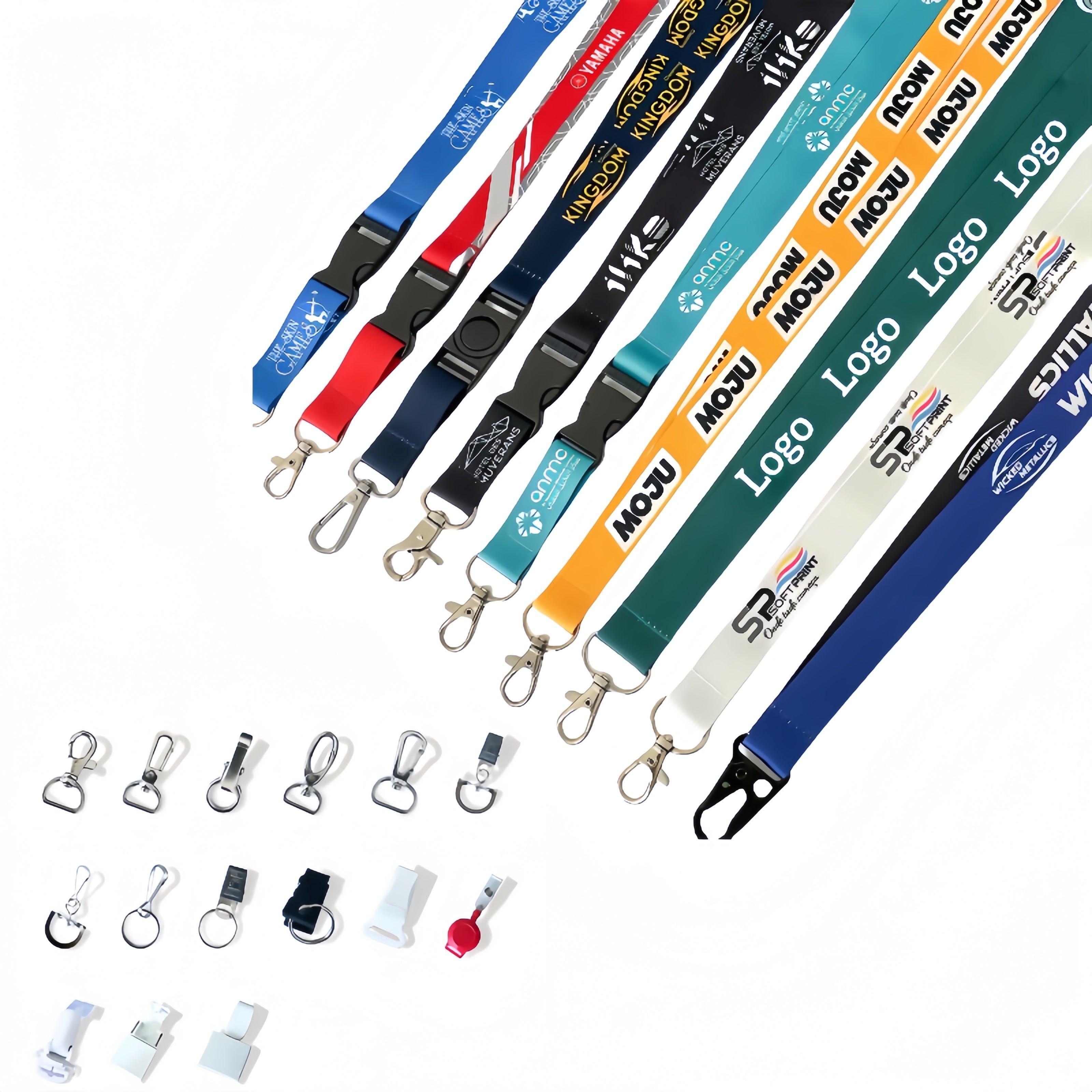 3/4" Polyester Custom Printed Lanyard