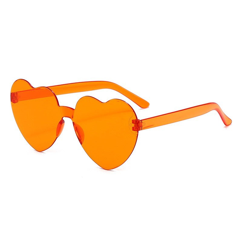 Colorful Heart Shaped Sunglasses
