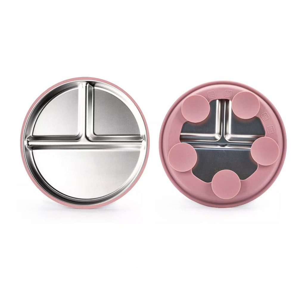 Children's Stainless Steel Baby Food Plates