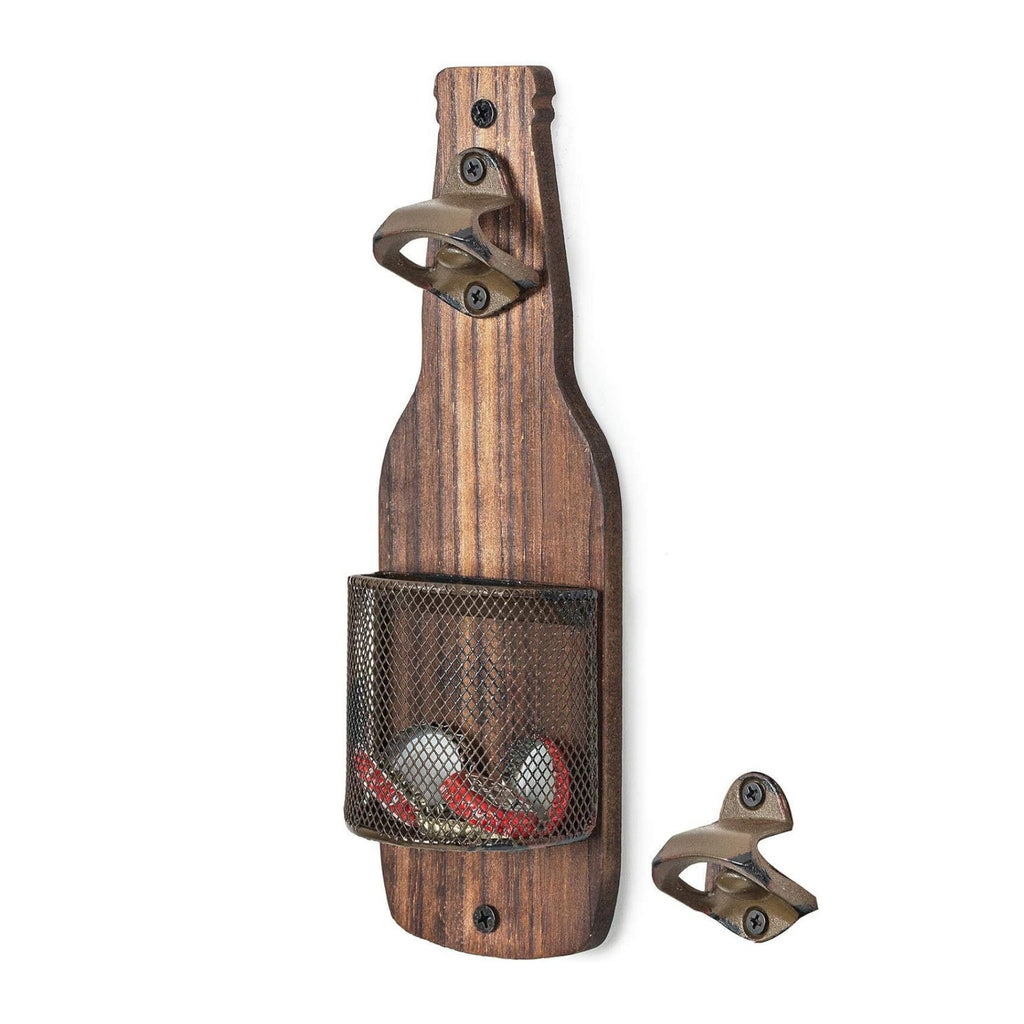 Wall-Mounted Bottle Cap Storage Basket