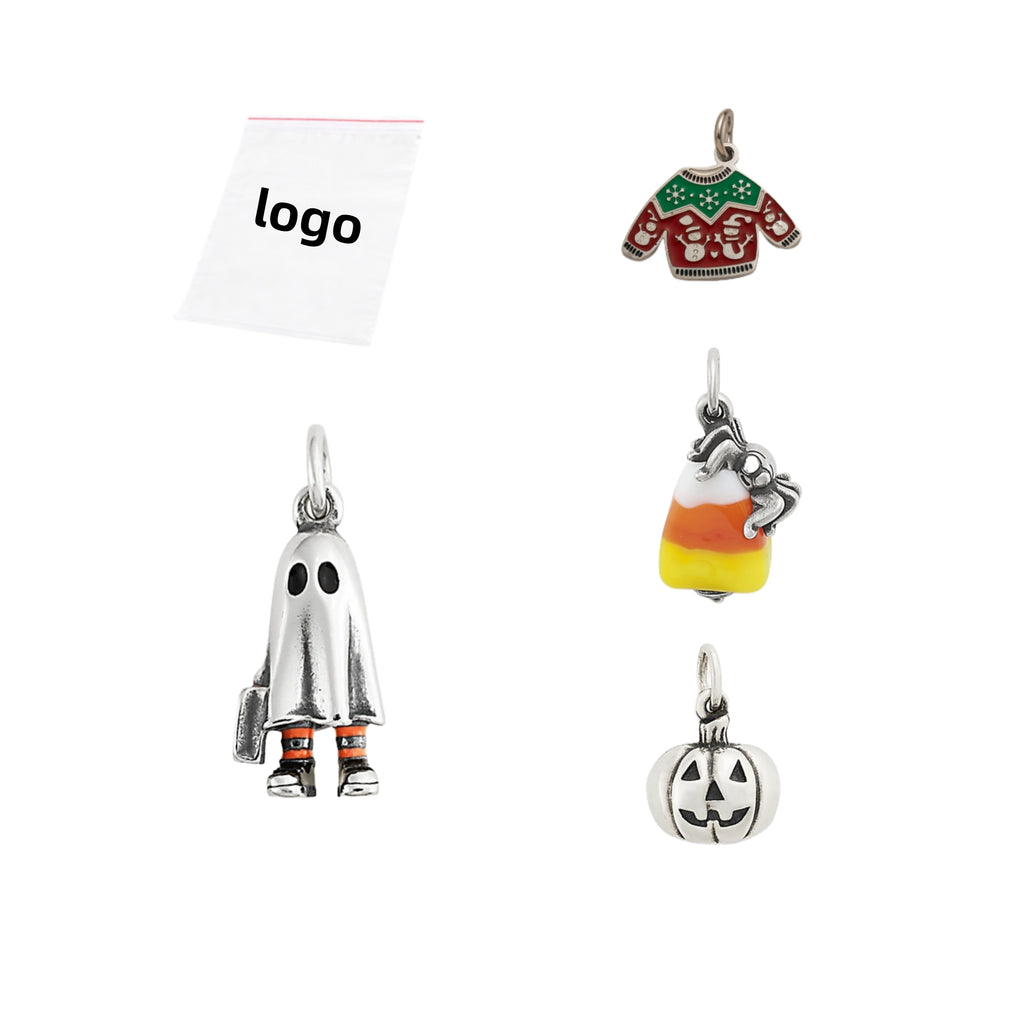 Halloween and Christmas Themed Titanium Steel Jewelry