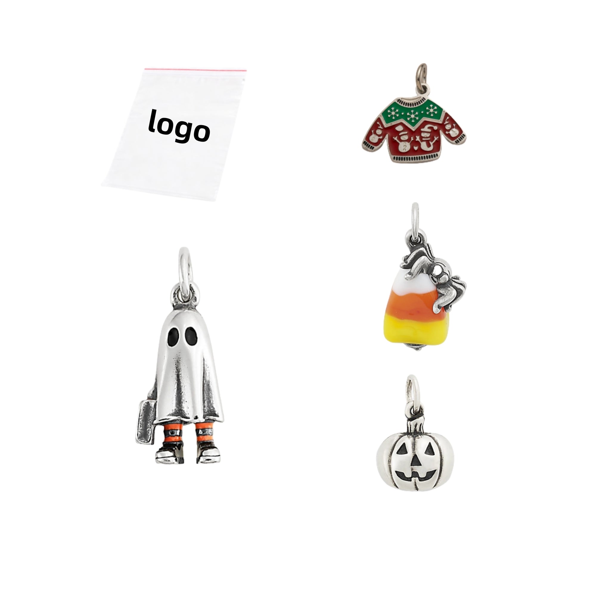 Halloween and Christmas Themed Titanium Steel Jewelry