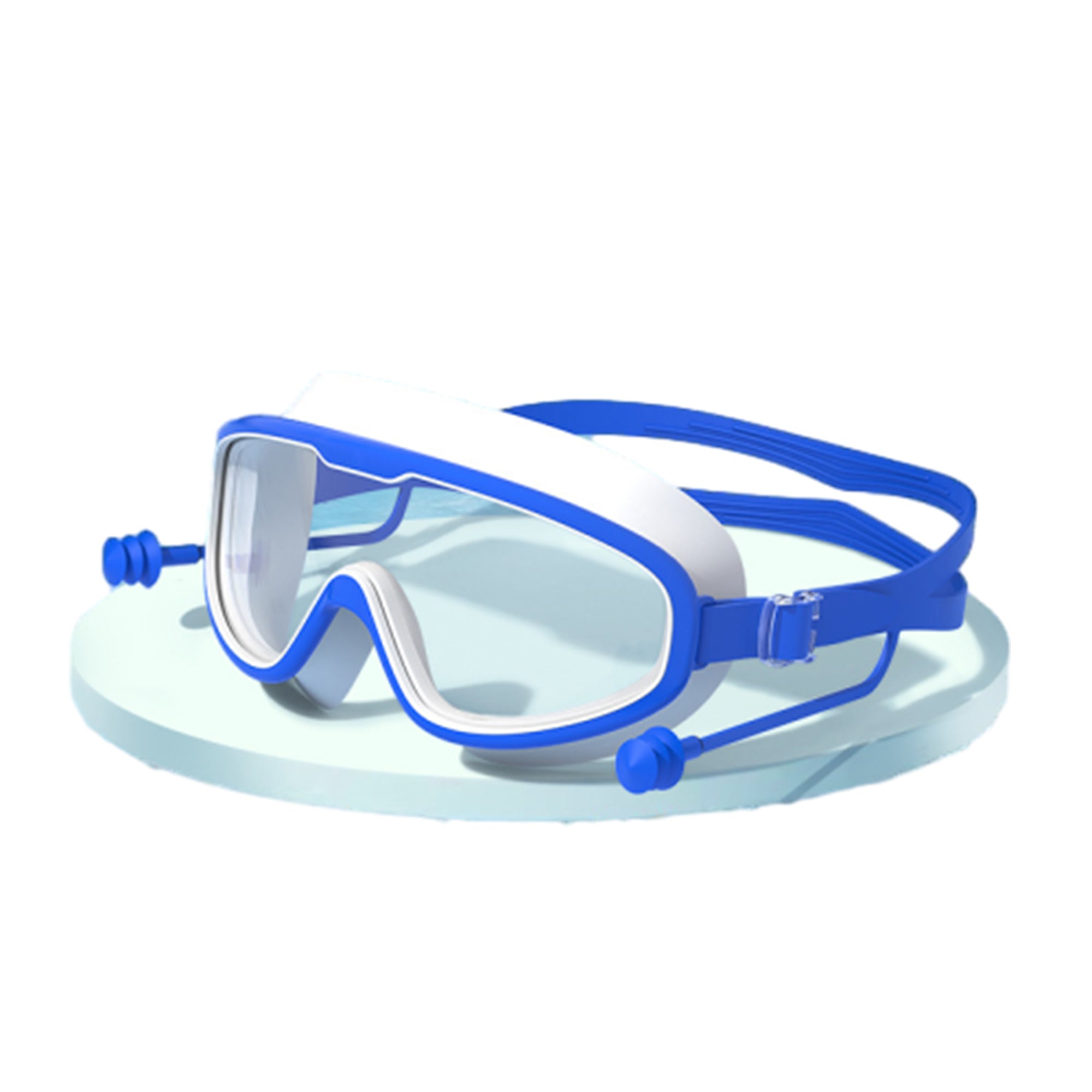 Adult Swim Goggles With Integrated Earplugs