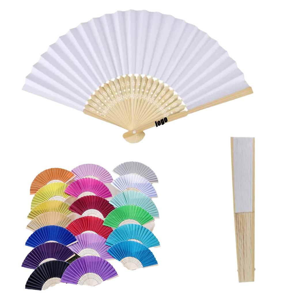 Silk Fabric Bamboo Fan DIY