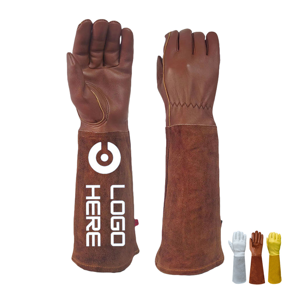 Sheepskin Long Protective Work Gloves