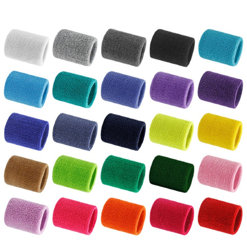 Sports Wristbands Wrist Sweatbands Sweat Absorbing Cotton