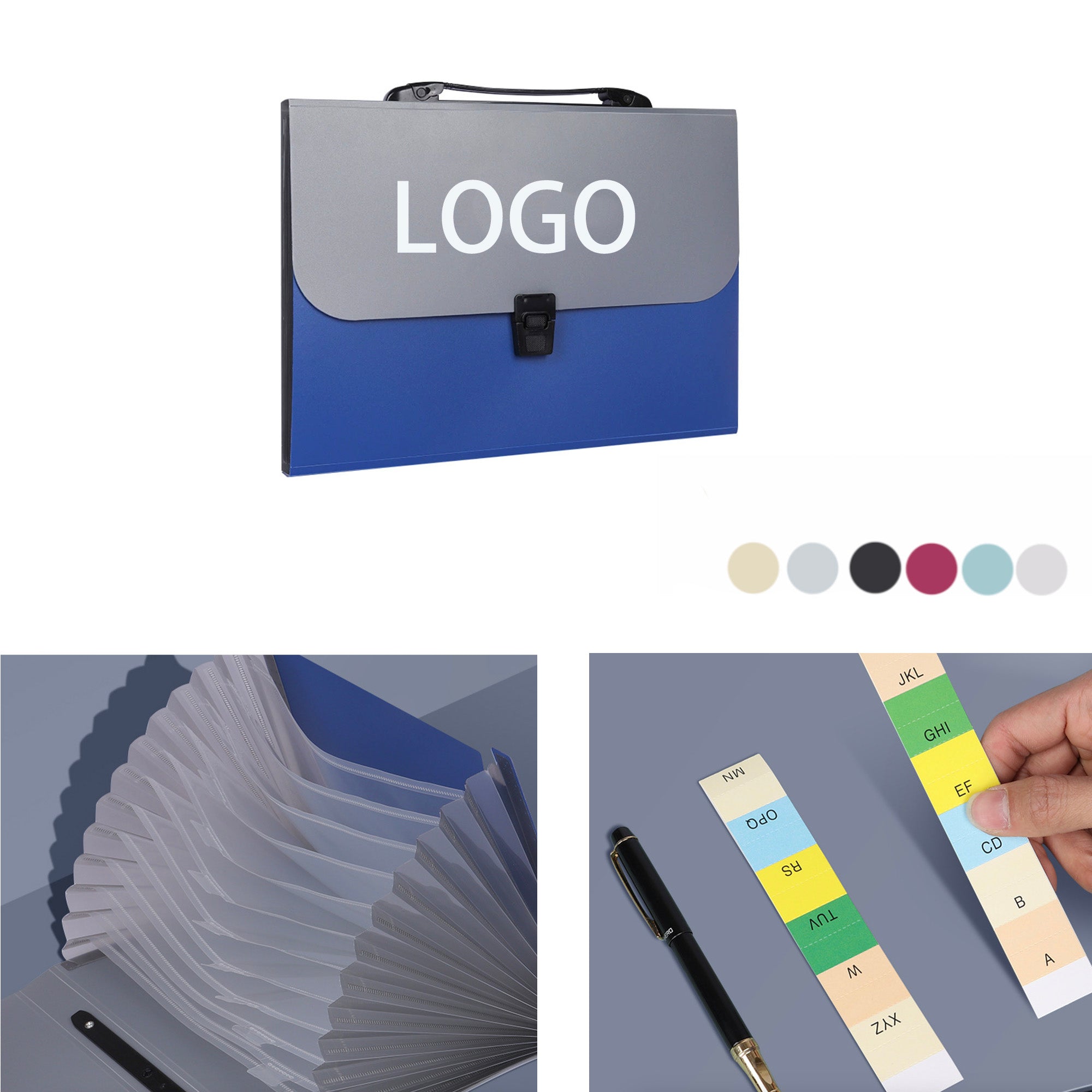 A Plastic Folder Of Letter Size