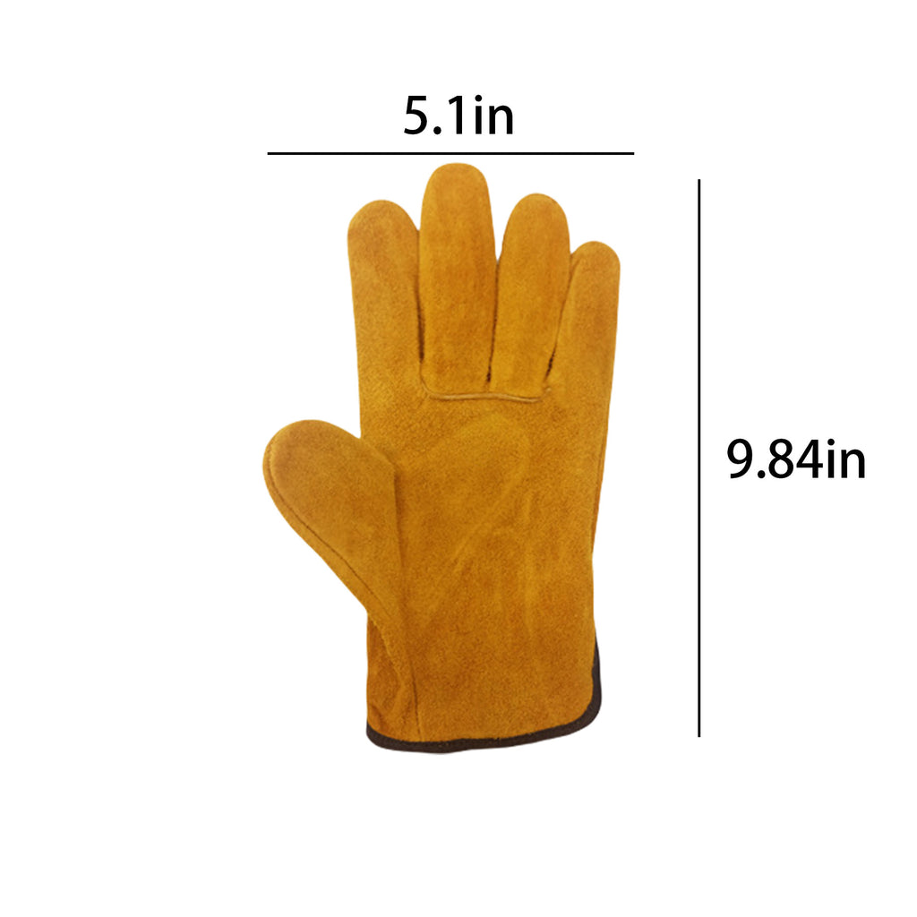 Cowhide Abrasion Resistant Safety Gloves