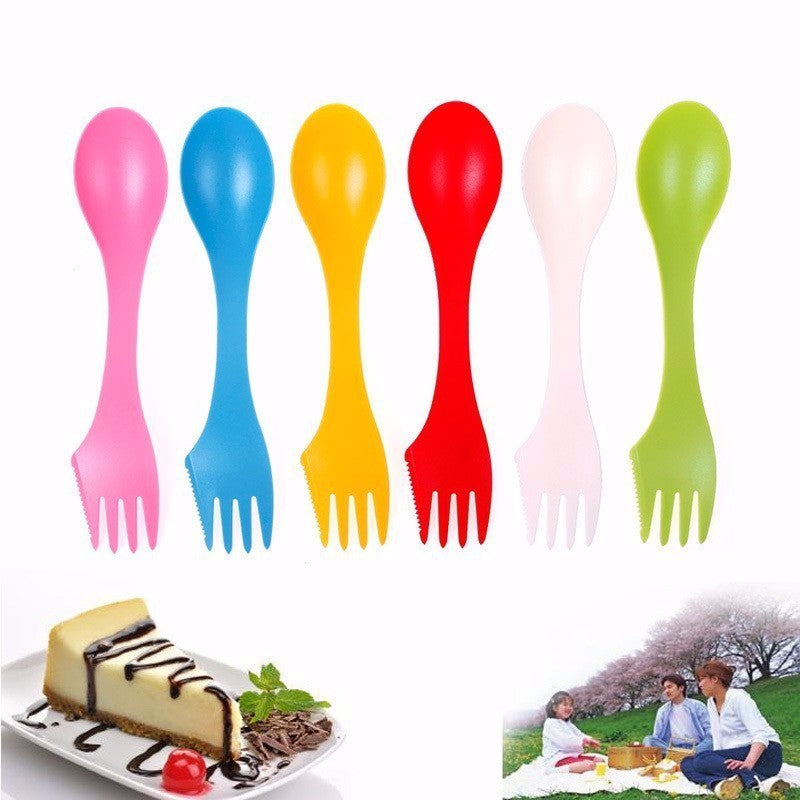 Multi-Functional Plastic Knife Fork And Spoon