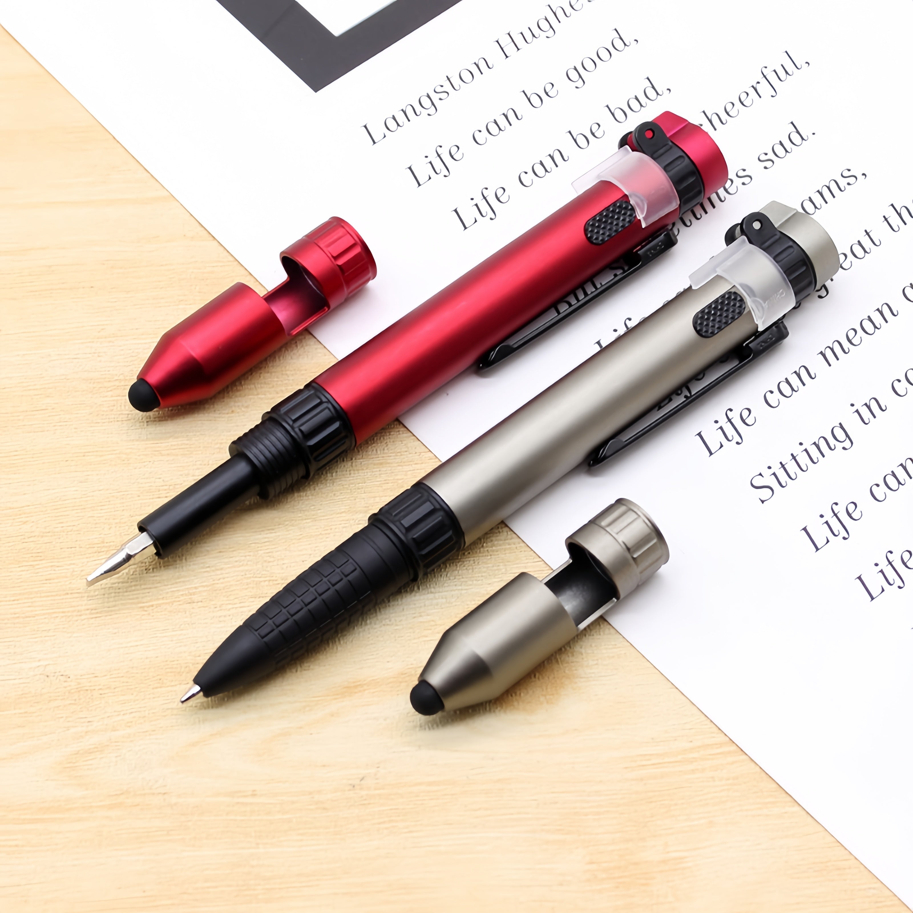 6-In-1 Multi-Functional Tool Pen