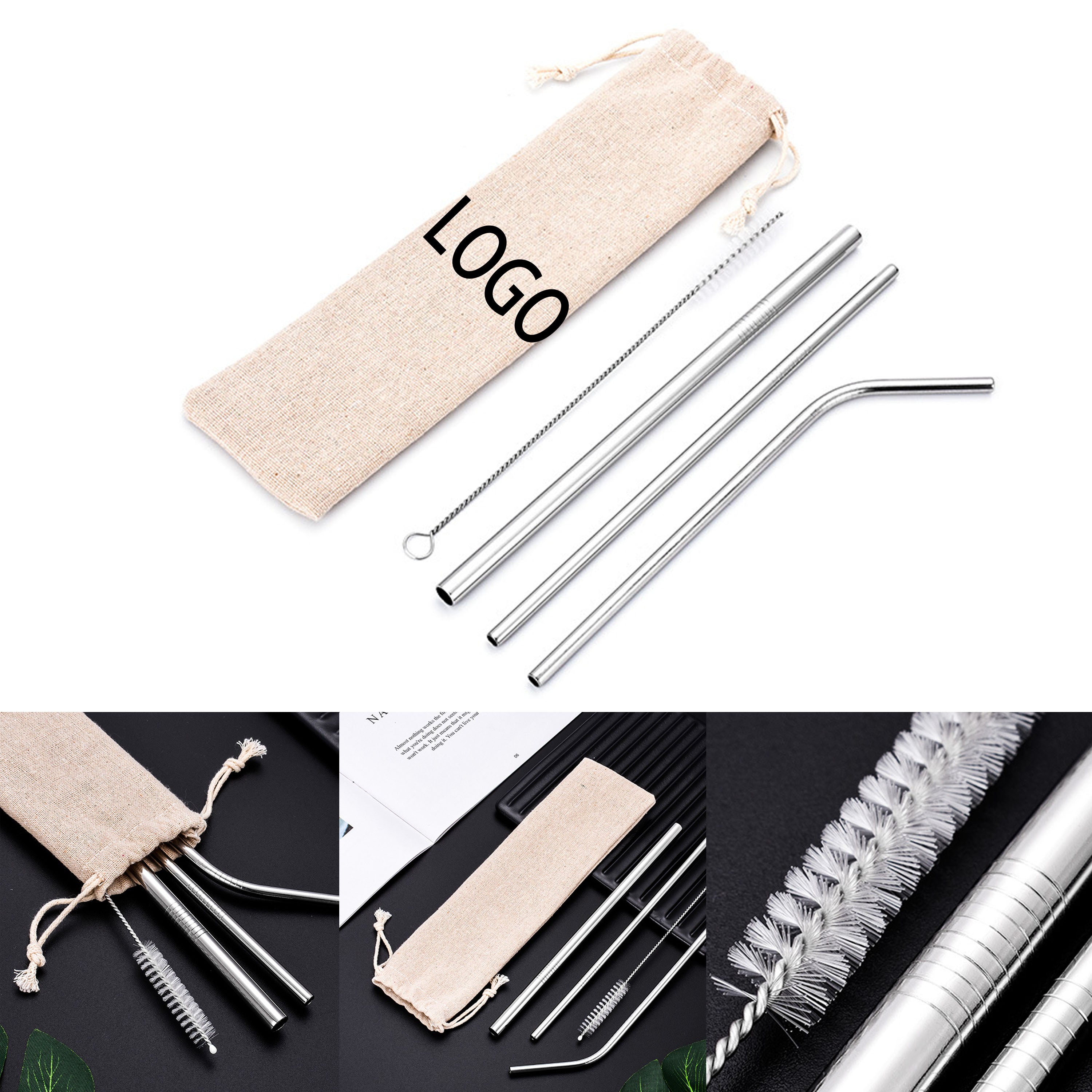 Pack Of 4 Straw Sets