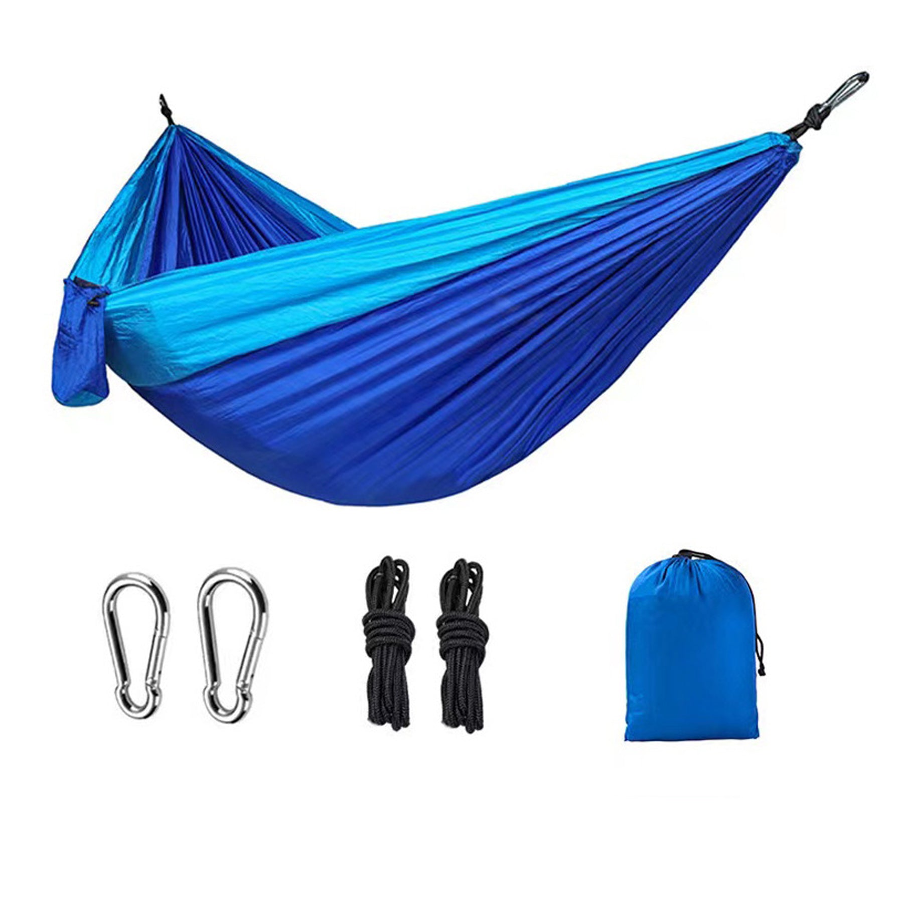 Outdoor Hammock Double Anti - Rollover Color Blocking